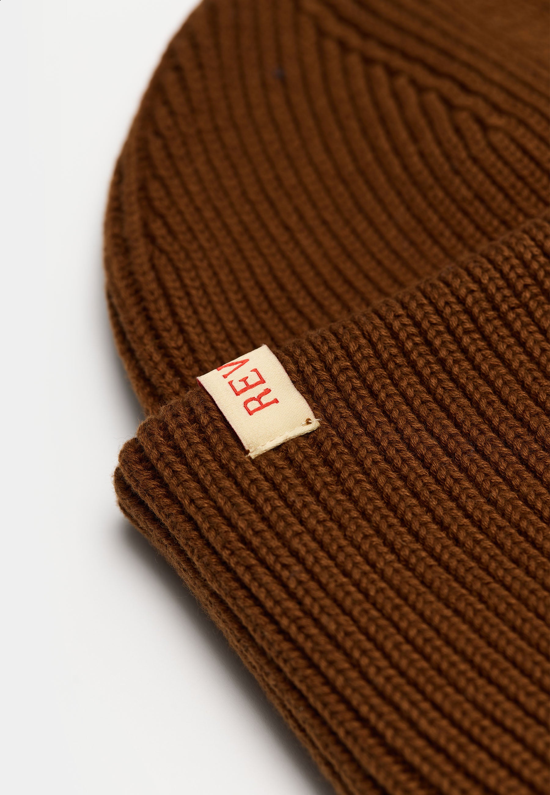 Revolution Big Fold Up Beanie Headwear Brown