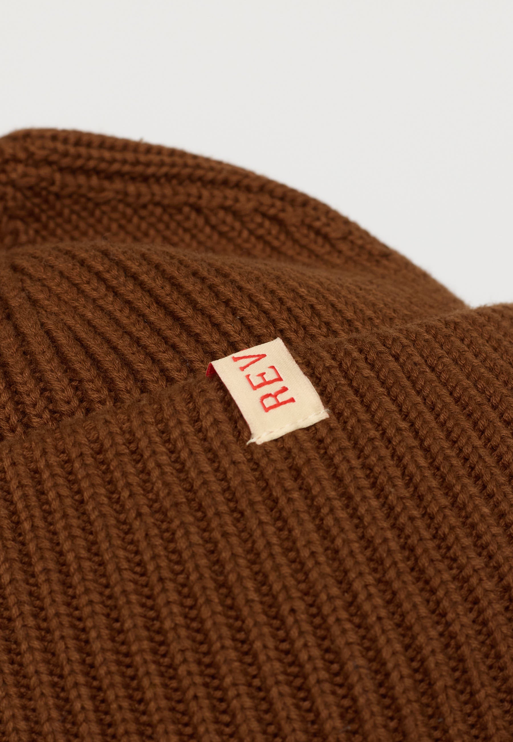Revolution Big Fold Up Beanie Headwear Brown