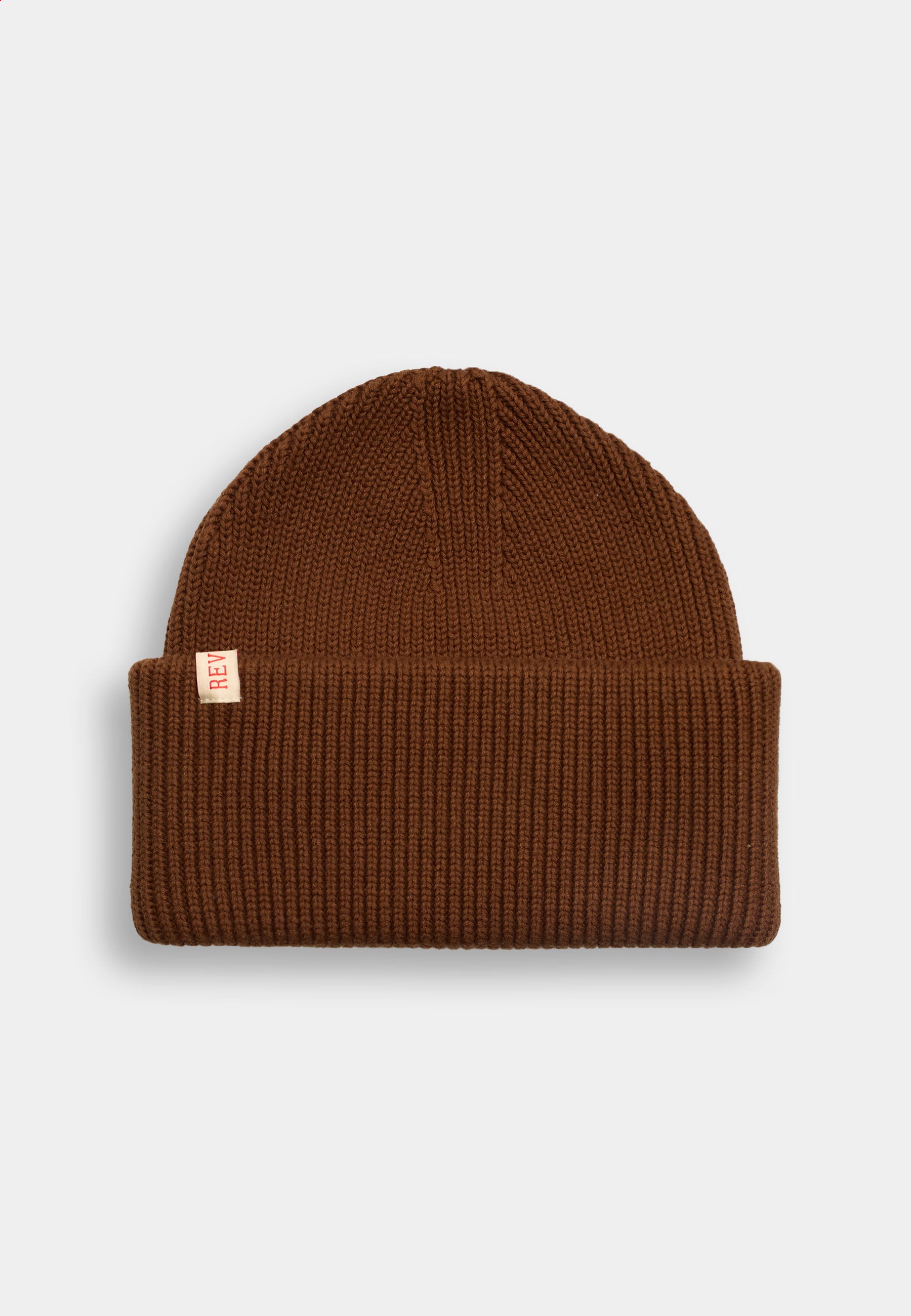 Revolution Big Fold Up Beanie Headwear Brown