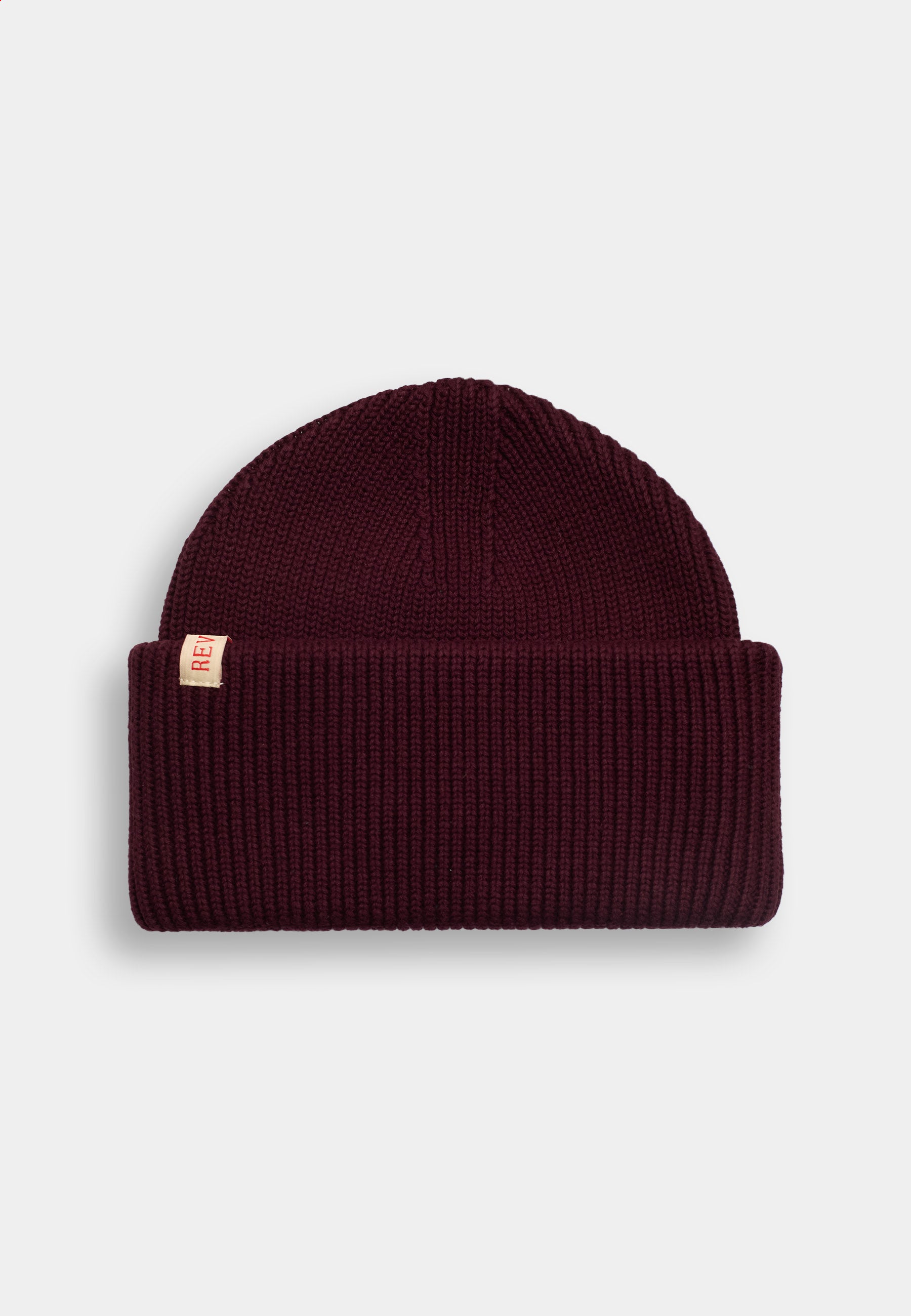 Revolution Big Fold Up Beanie Headwear Burgundy