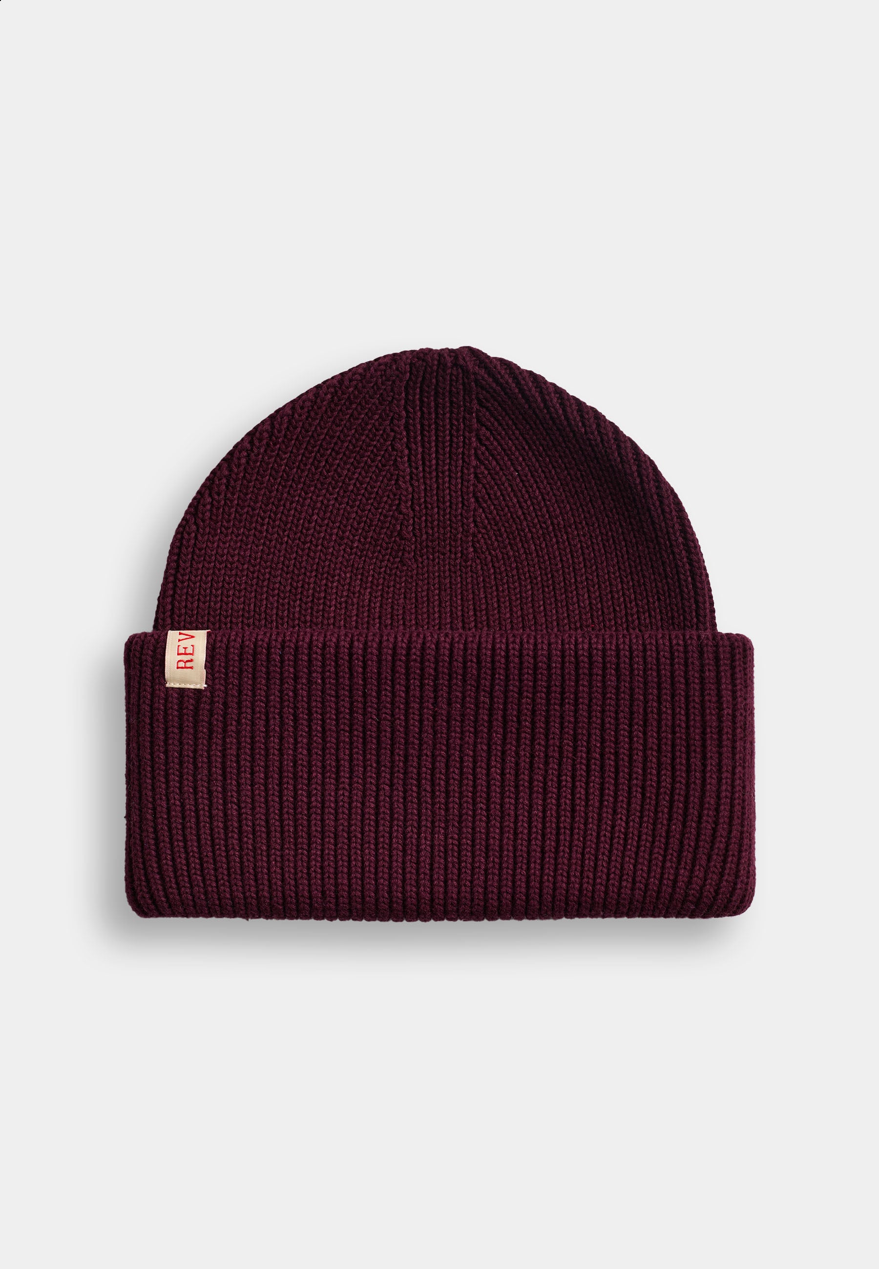Revolution Big Fold Up Beanie Headwear Burgundy