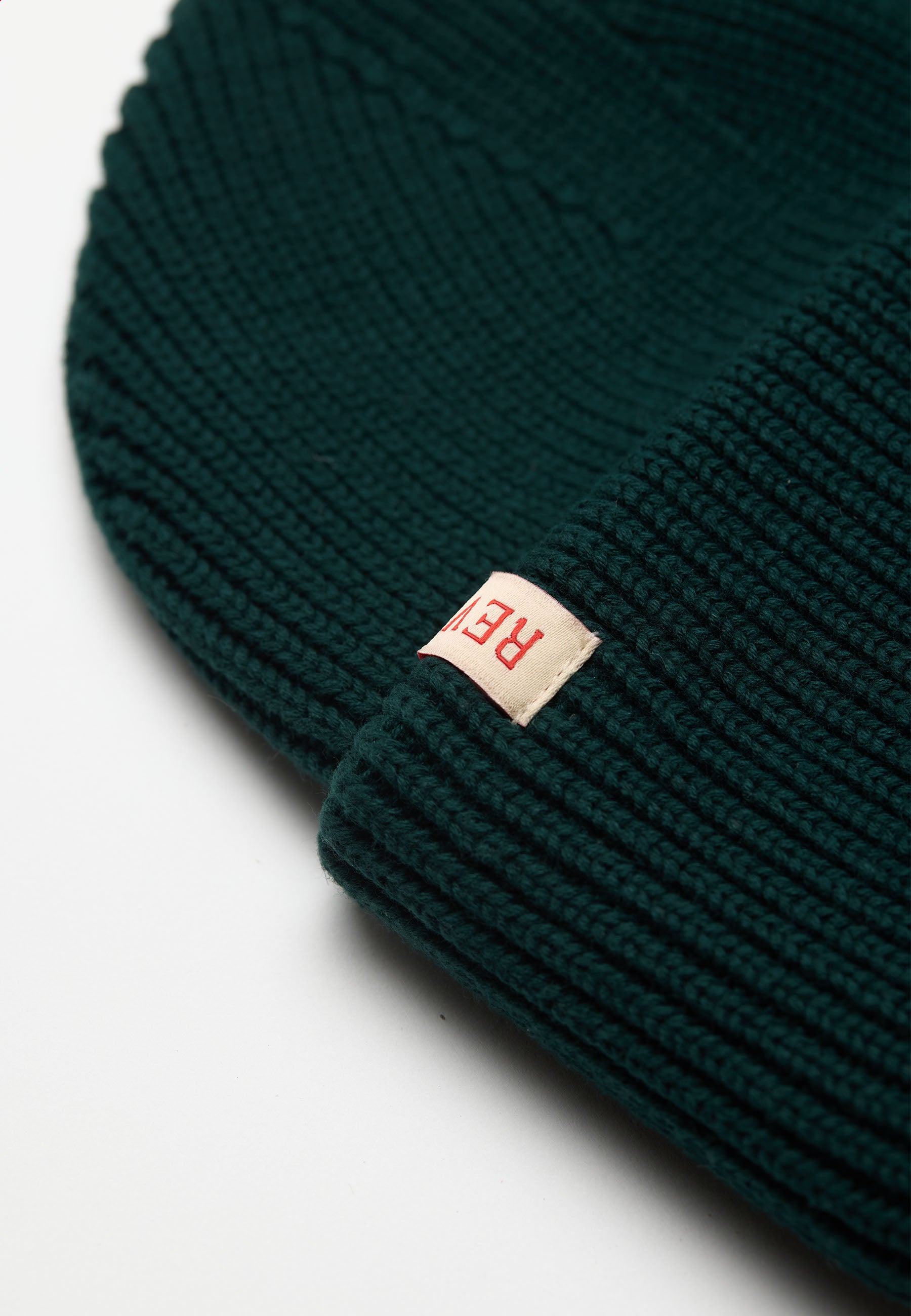 Revolution Big Fold Up Beanie Headwear Darkgreen