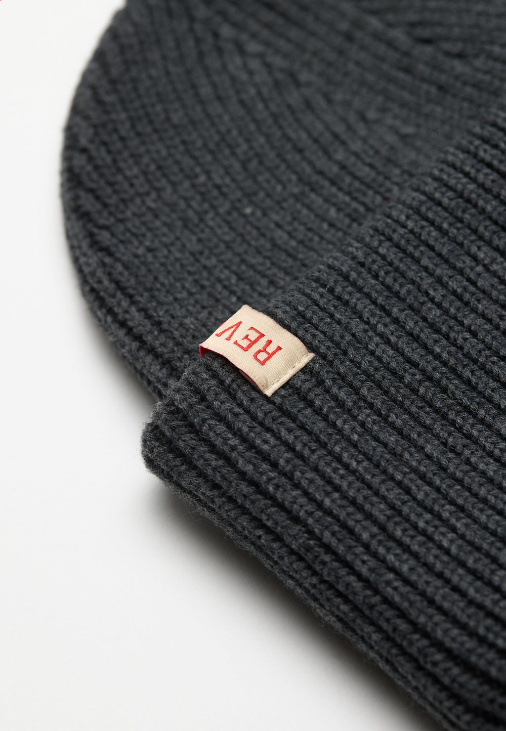 Revolution Big Fold Up Beanie Headwear Darkgrey-melange