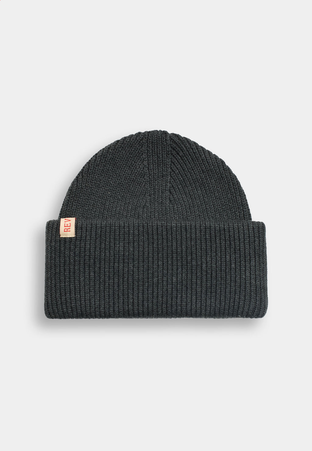 Revolution Big Fold Up Beanie Headwear Darkgrey-melange