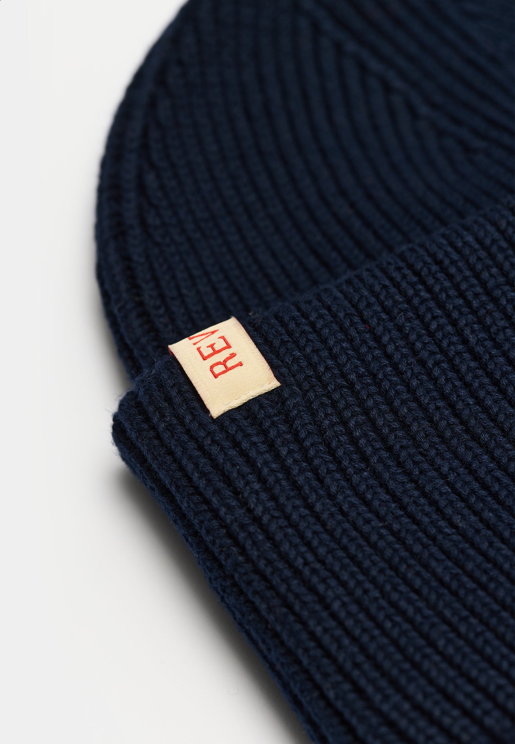 Revolution Big Fold Up Beanie Headwear Navy
