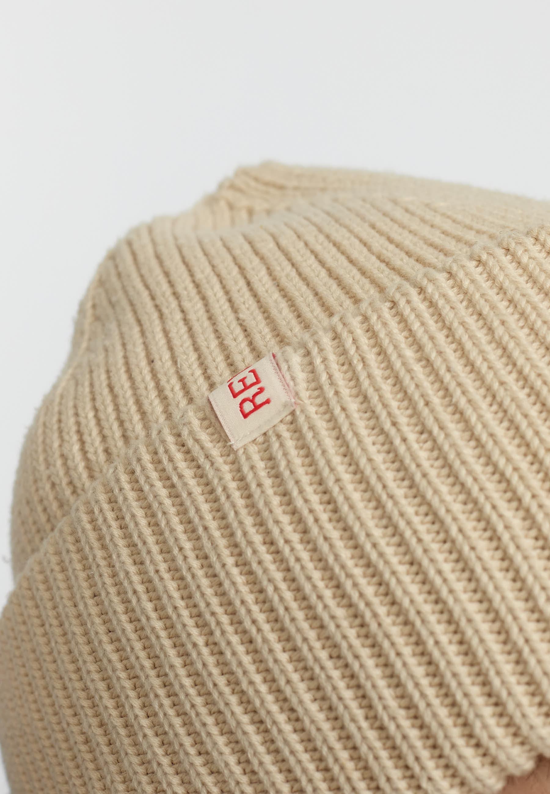 Revolution Big Fold Up Beanie Headwear Offwhite