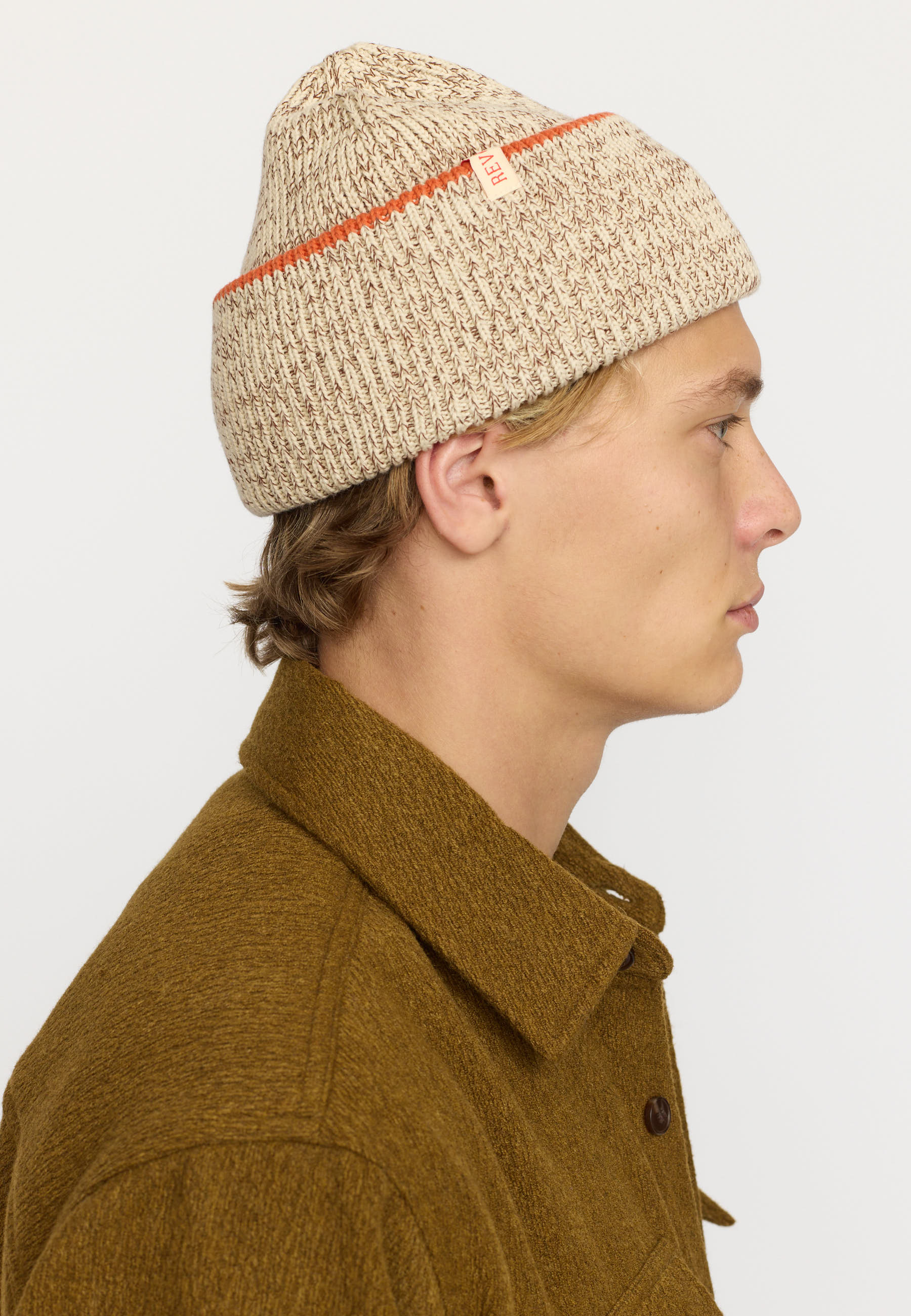 Revolution Big Fold Up Beanie Headwear Offwhite