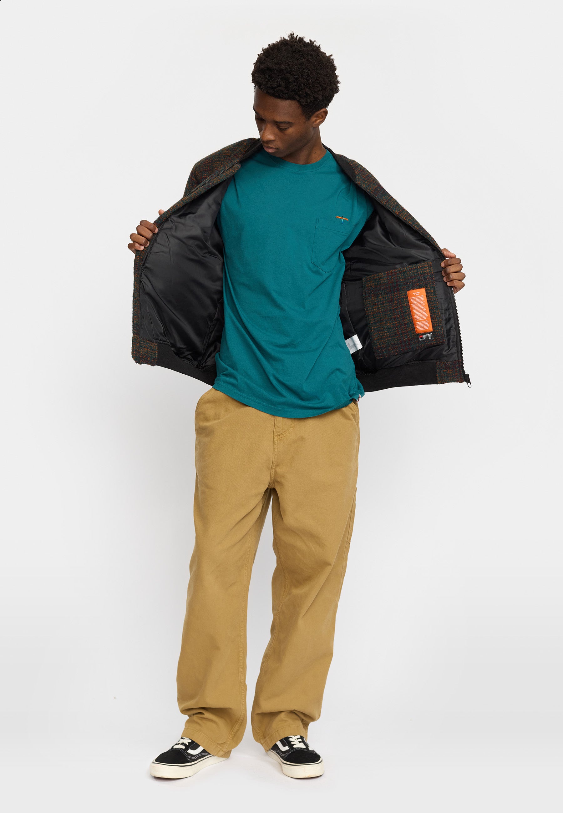 Revolution Bomber Jacket Winter Outerwear Darkgreen