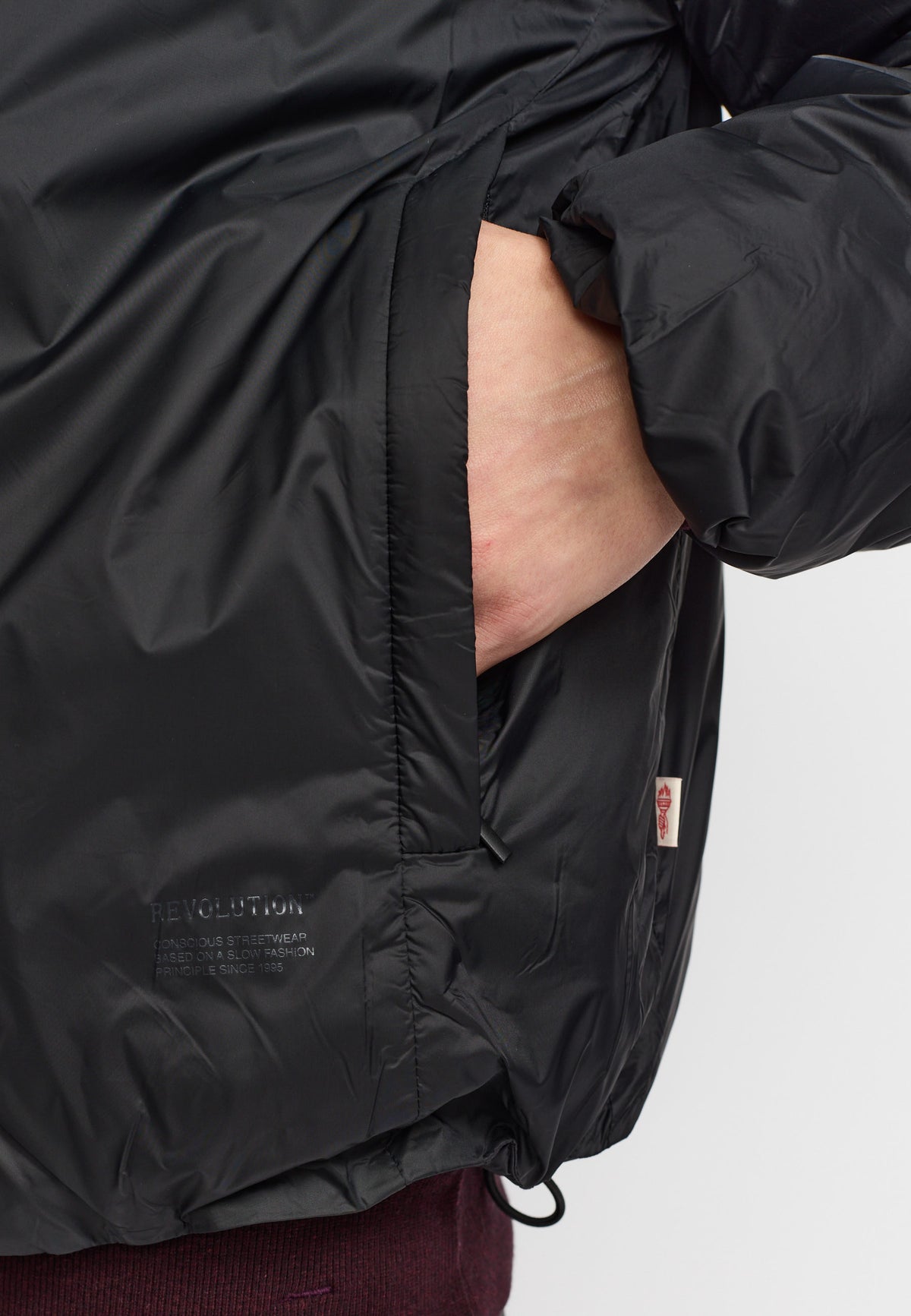 Revolution Bomber Jacket Winter Outerwear Black