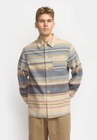 Revolution Casual Overshirt Overshirts Dustblue