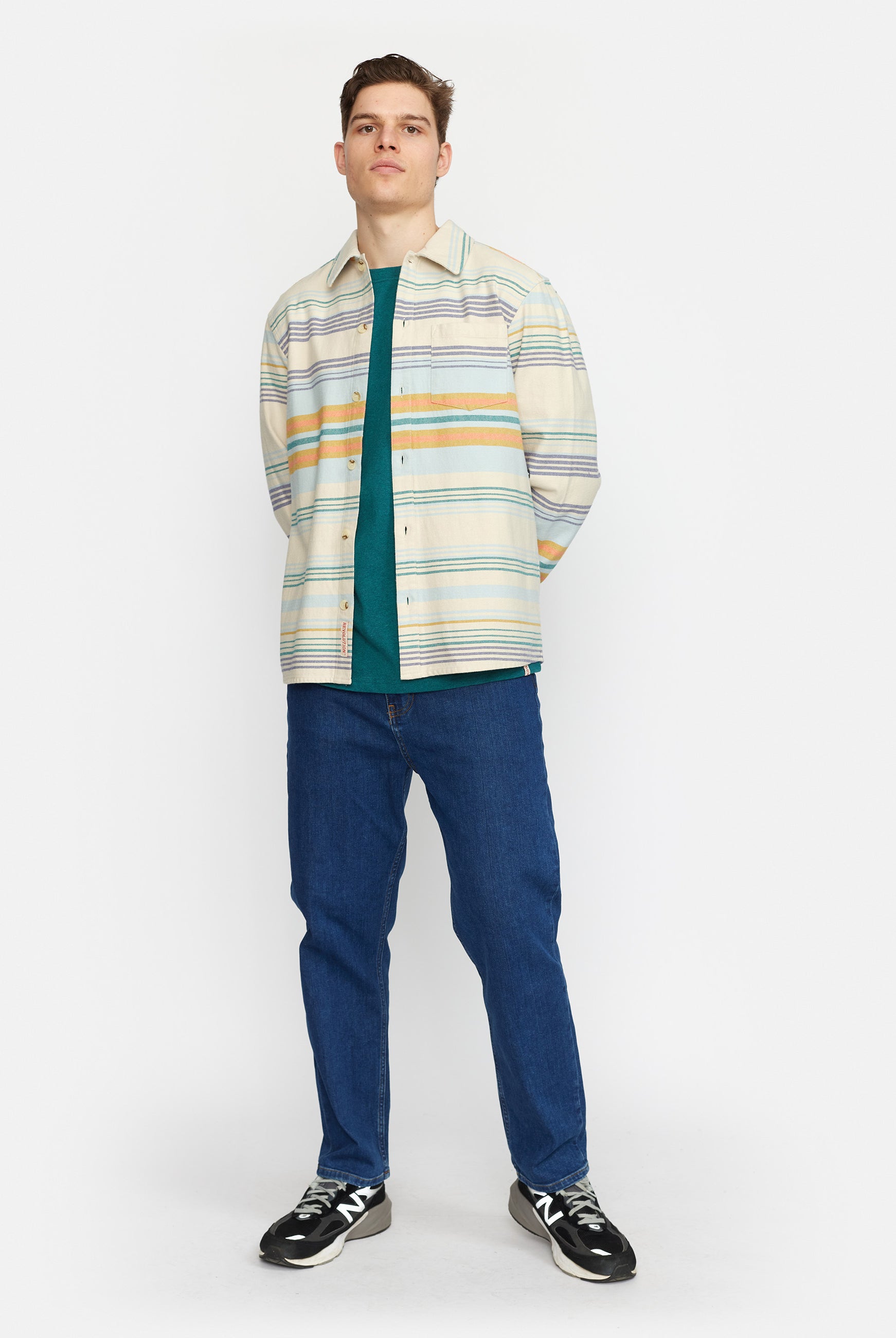 Revolution Casual Overshirt Overshirts Offwhite