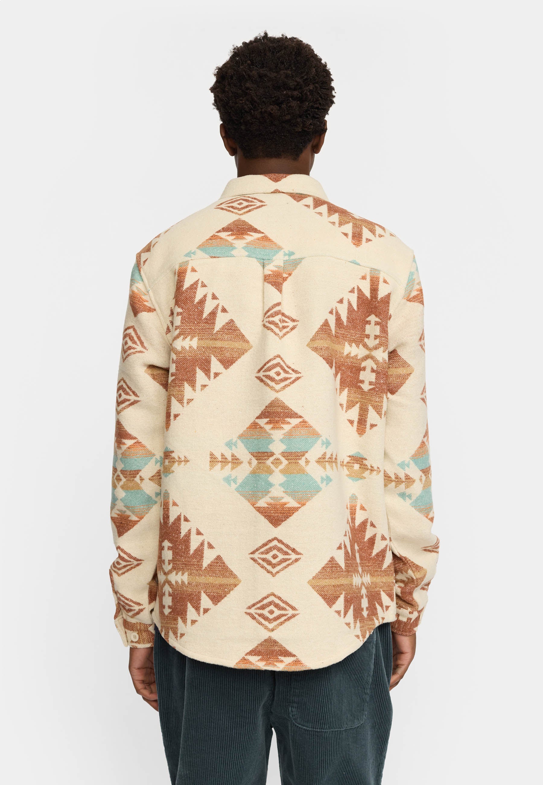 Revolution Casual Overshirt Overshirts Rust