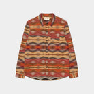 Revolution Casual Overshirt Overshirts Darkred