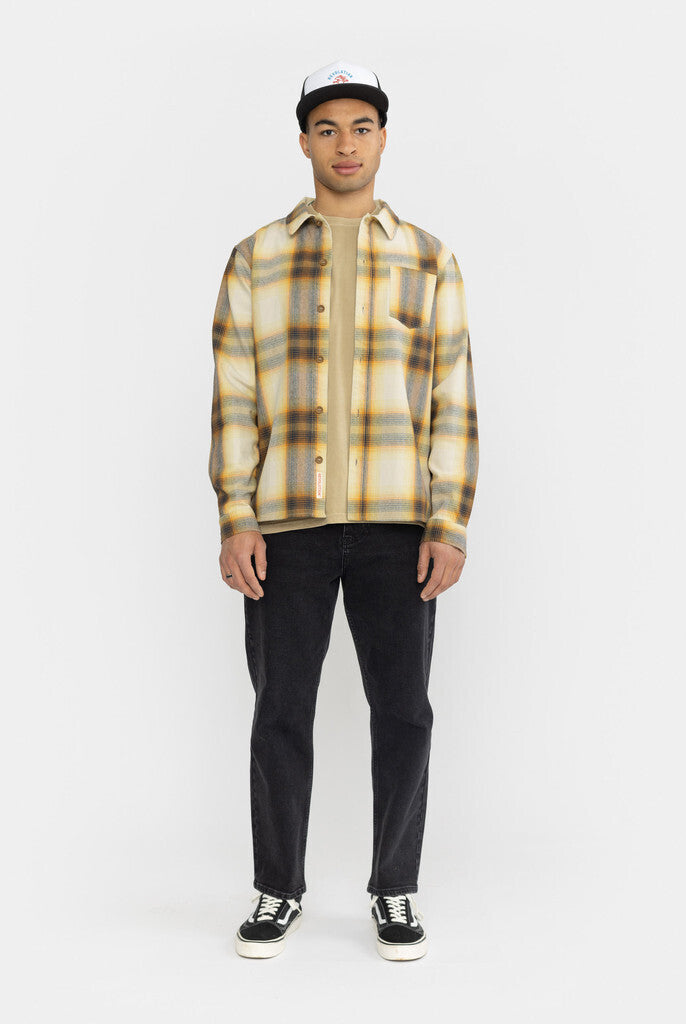 Revolution Casual Overshirt Overshirts Yellow