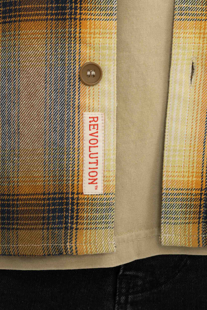 Revolution Casual Overshirt Overshirts Yellow