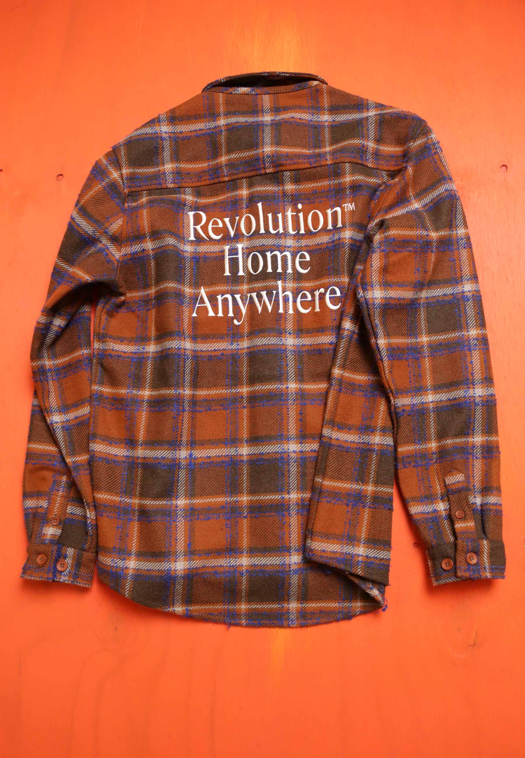 Revolution Casual Overshirt Vintaged Army