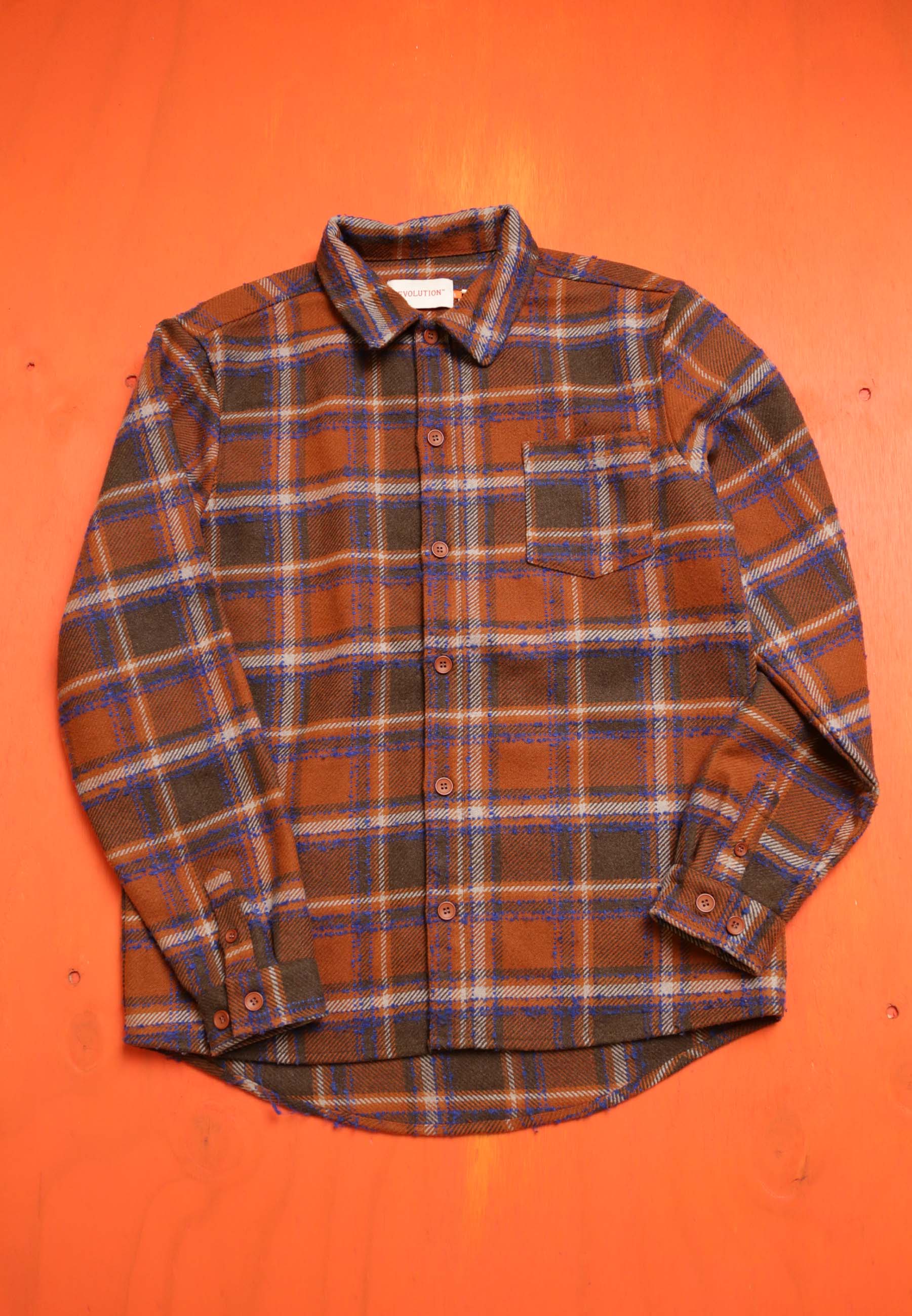 Revolution Casual Overshirt Vintaged Army