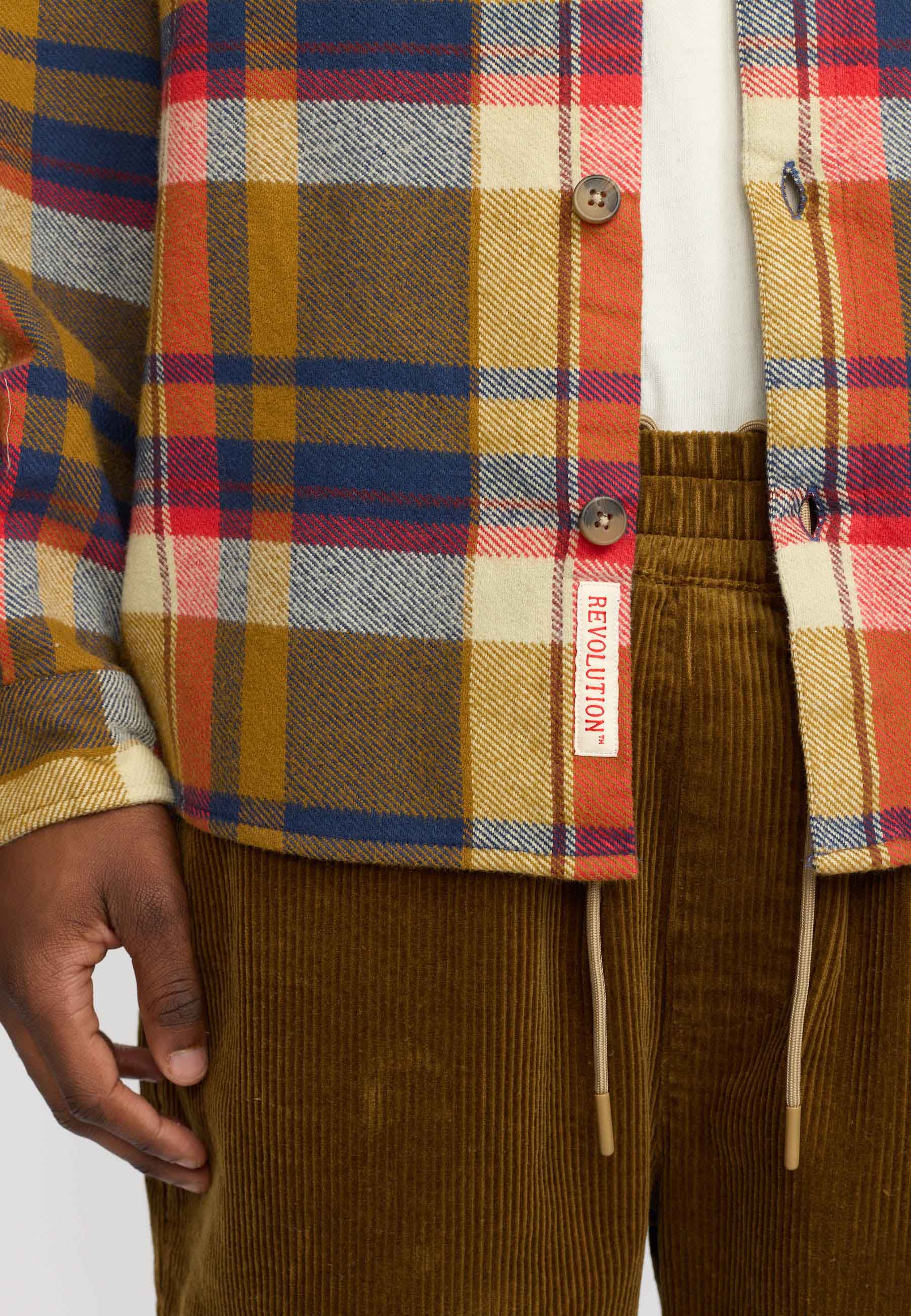 Revolution Casual Shirt Long-sleeve Shirts Dustbrown