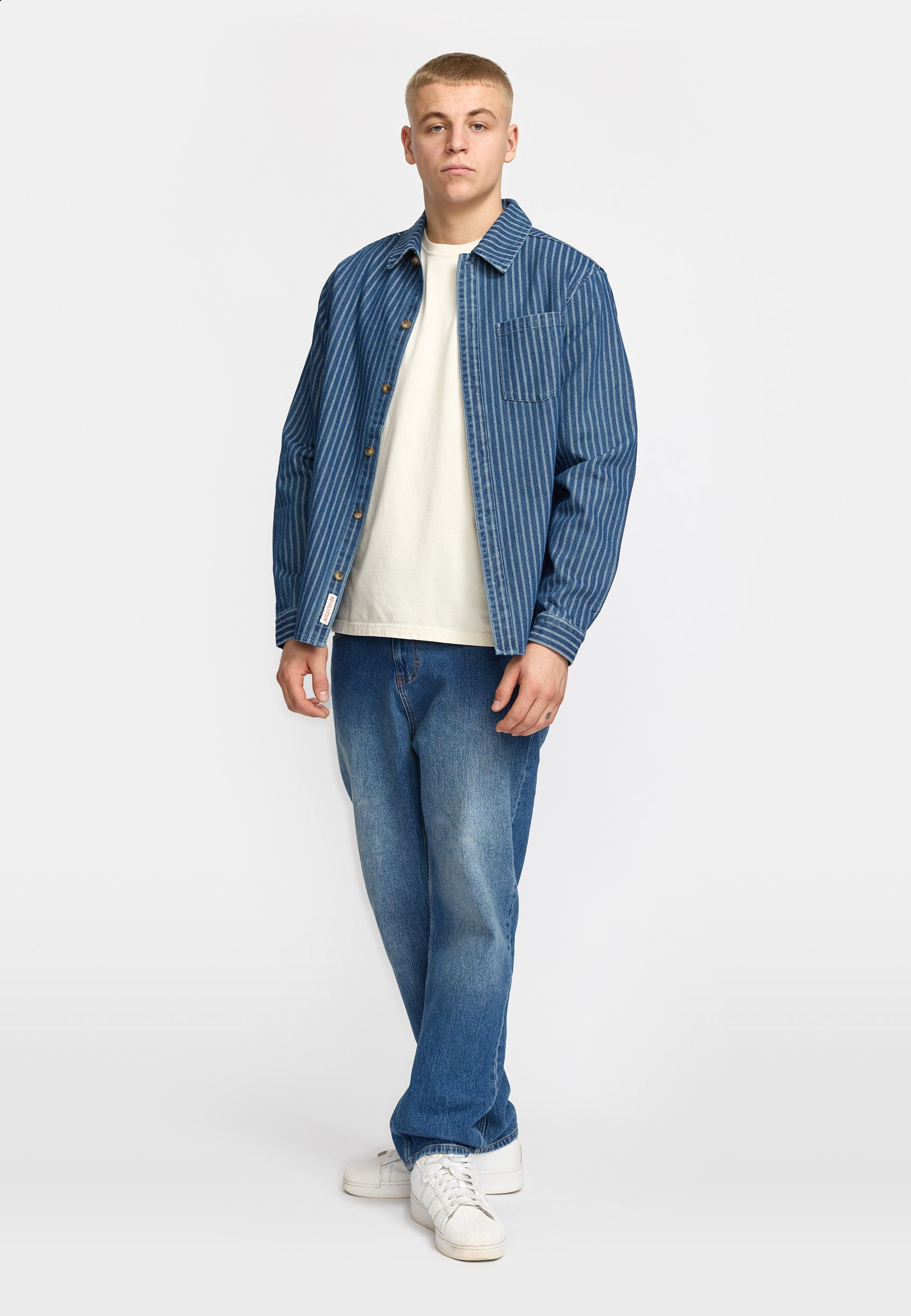 Revolution Casual Shirt Long-sleeve Shirts Blue
