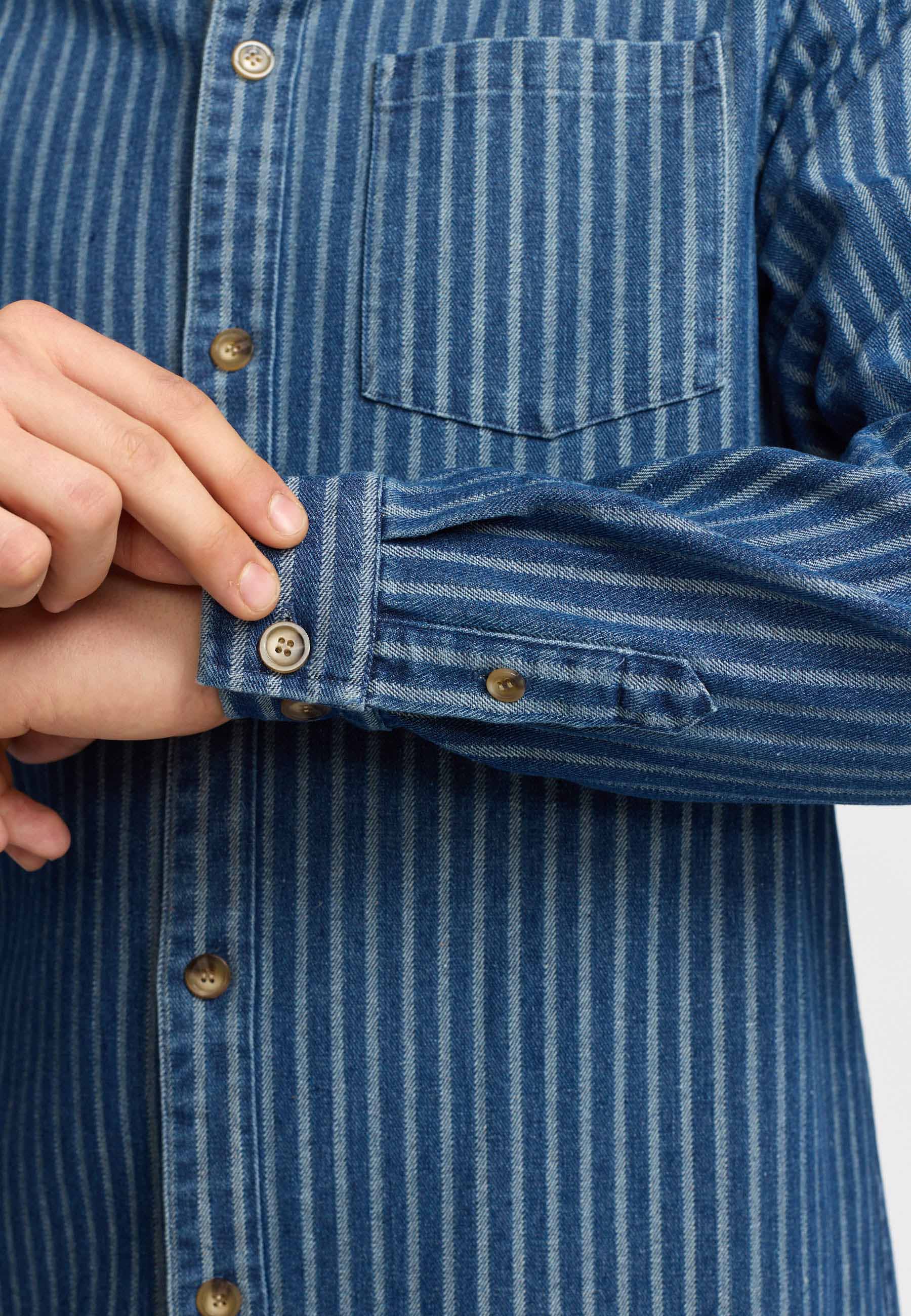 Revolution Casual Shirt Long-sleeve Shirts Blue