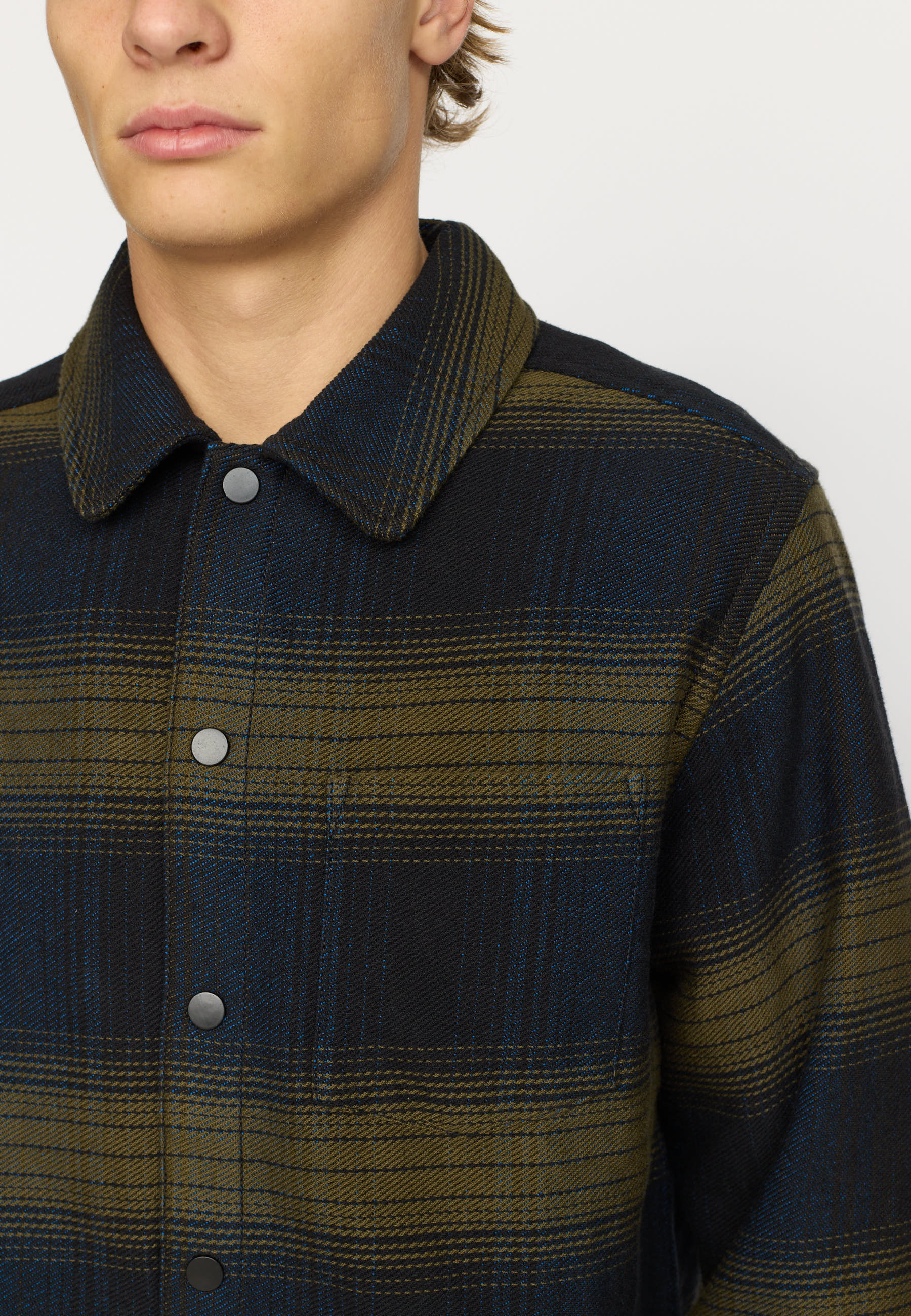 Revolution Casual Shirt Long-sleeve Shirts Army