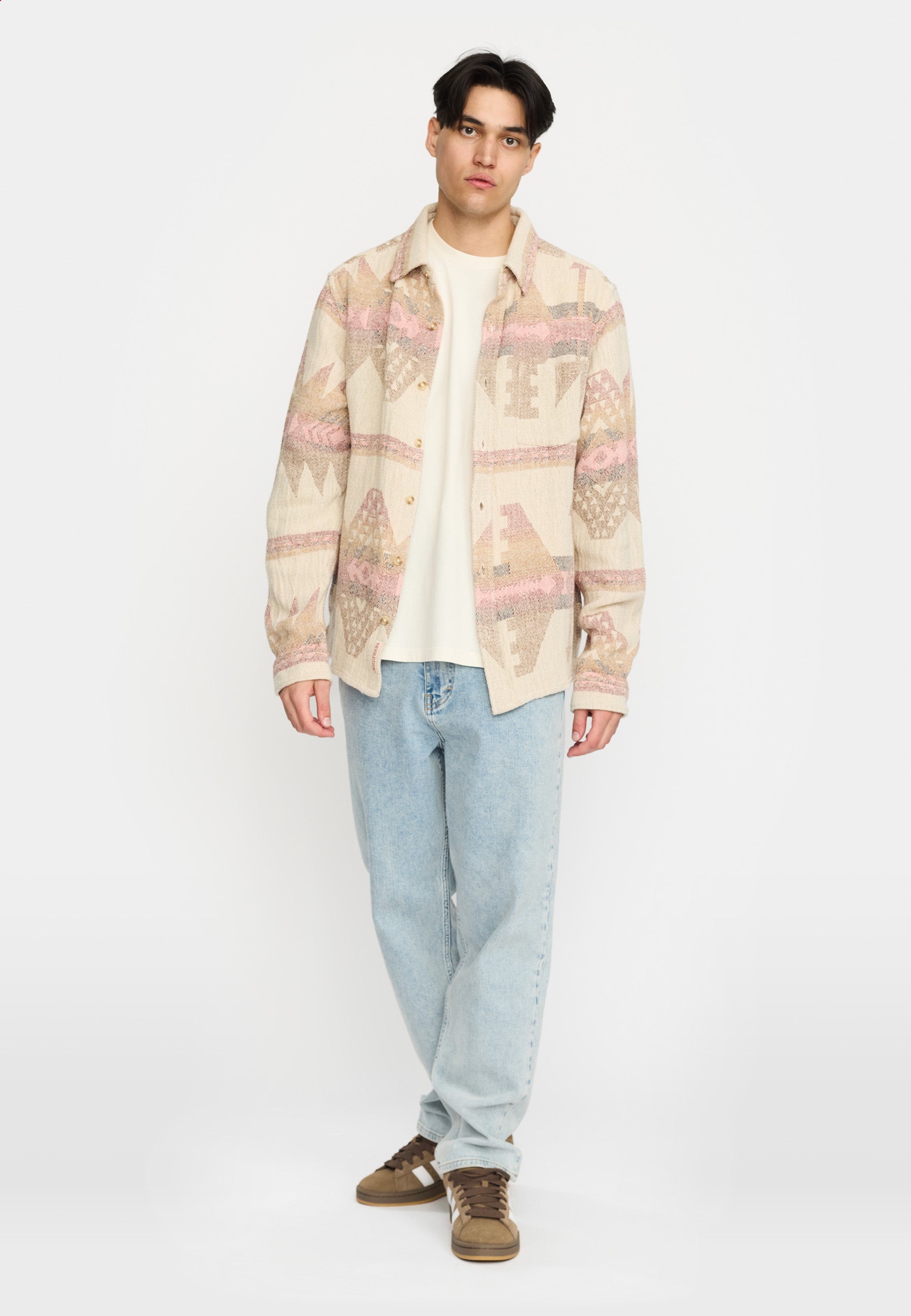 Revolution Casual Shirt Long-sleeve Shirts Offwhite