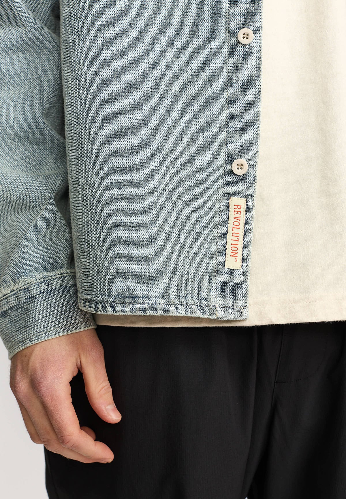 Revolution Casual Shirt Long-sleeve Shirts Blue