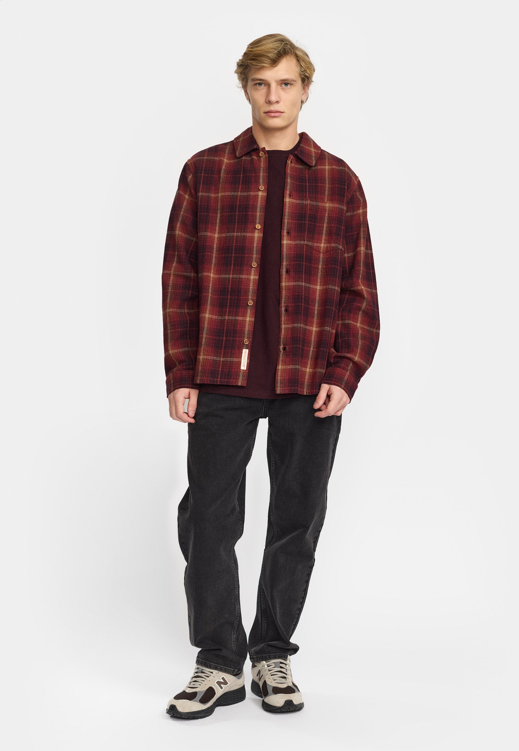Revolution Casual Shirt Long-sleeve Shirts Red