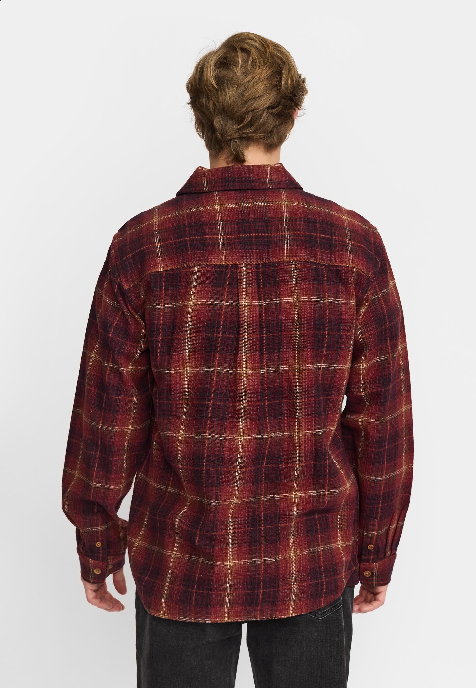 Revolution Casual Shirt Long-sleeve Shirts Red