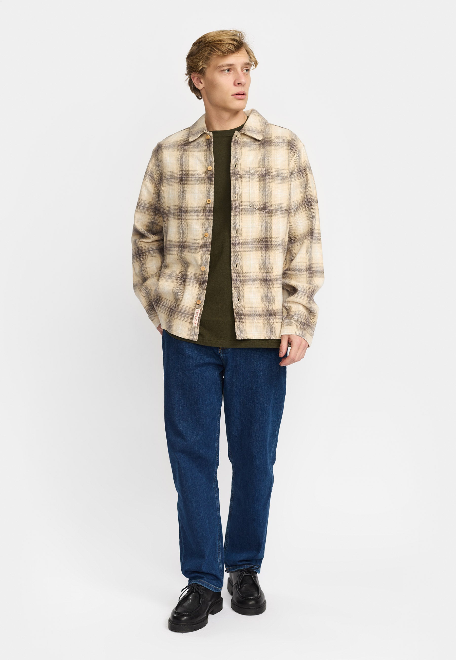 Revolution Casual Shirt Long-sleeve Shirts Offwhite