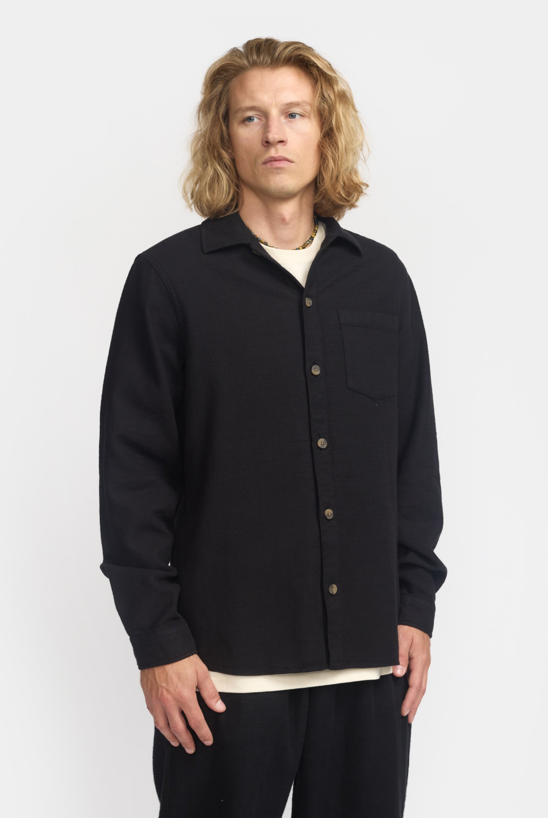 Revolution Casual Shirt Long-sleeve Shirts Black