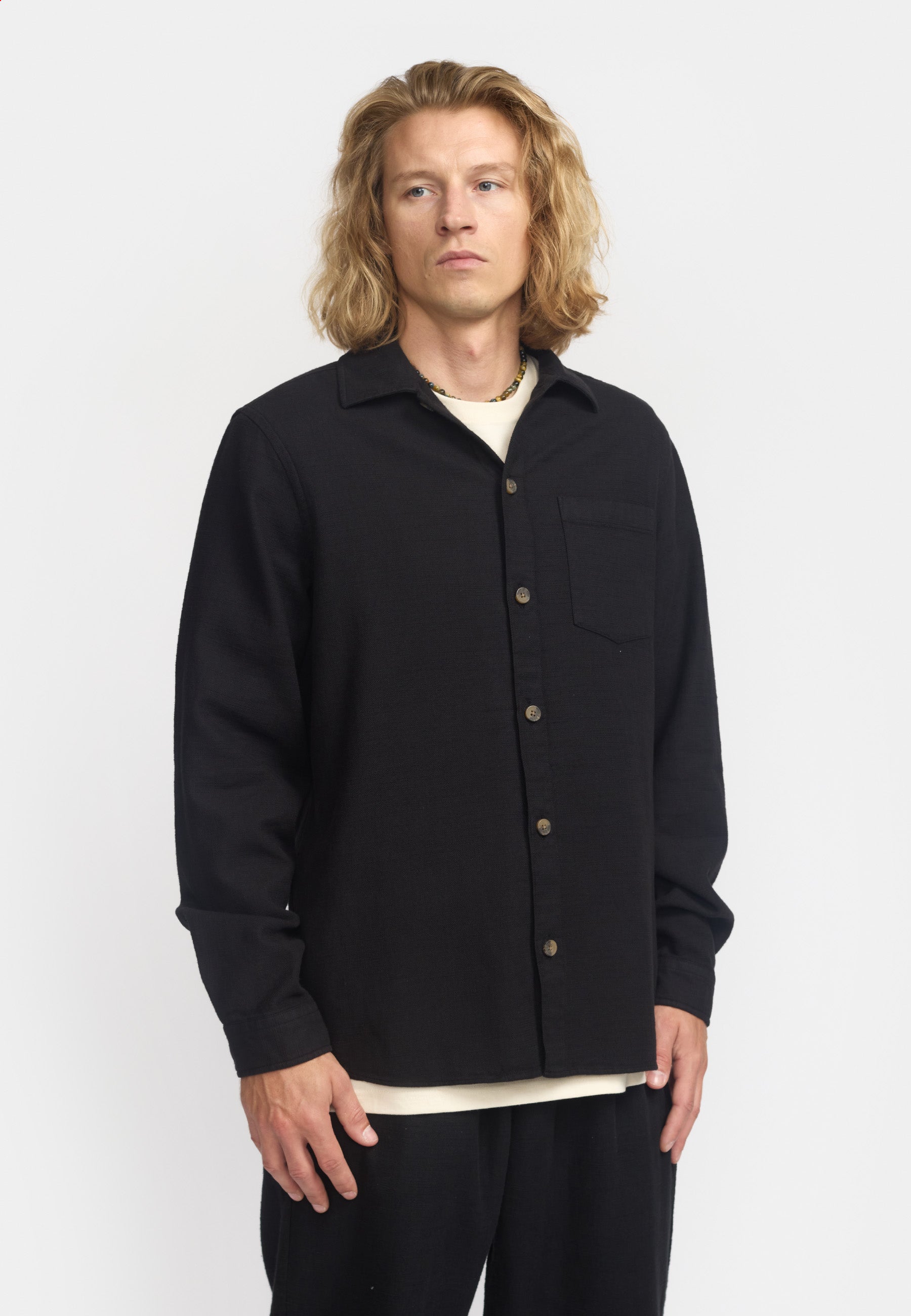 Revolution Casual Shirt Long-sleeve Shirts Black