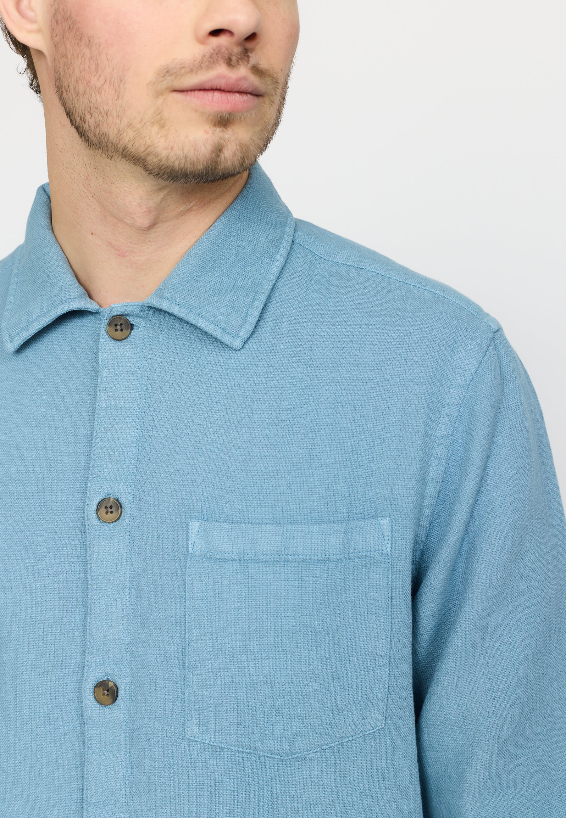Revolution Casual Shirt Long-sleeve Shirts Blue