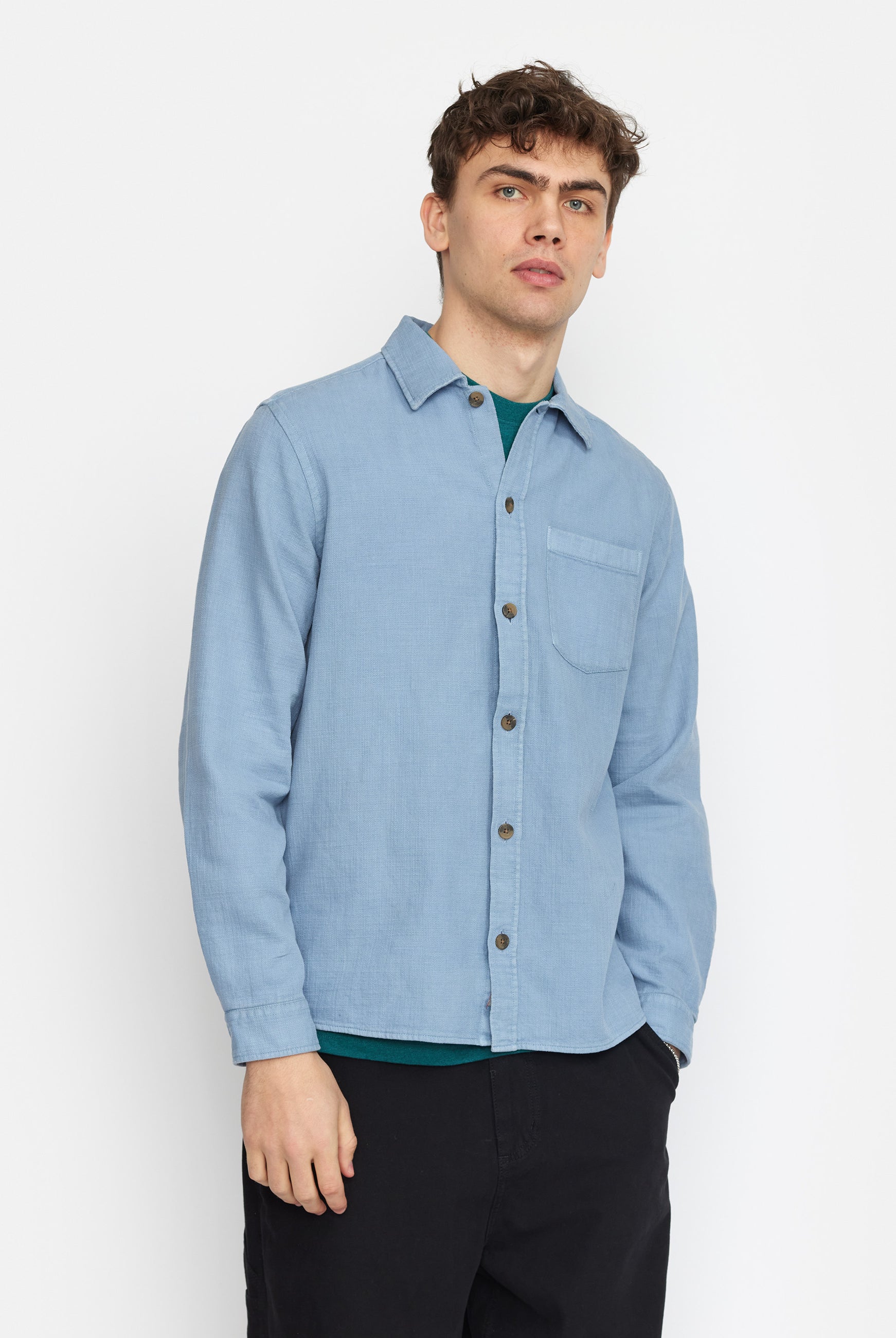 Revolution Casual Shirt Long-sleeve Shirts Blue
