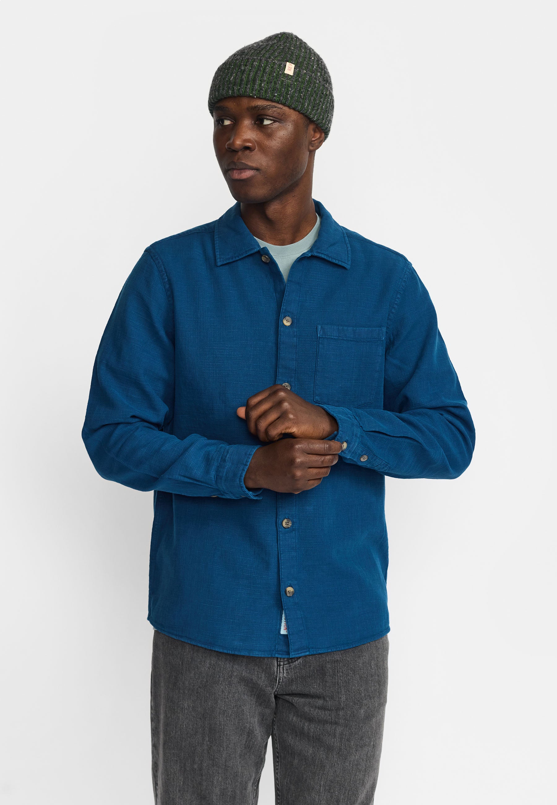Revolution Casual Shirt Long-sleeve Shirts Darkblue