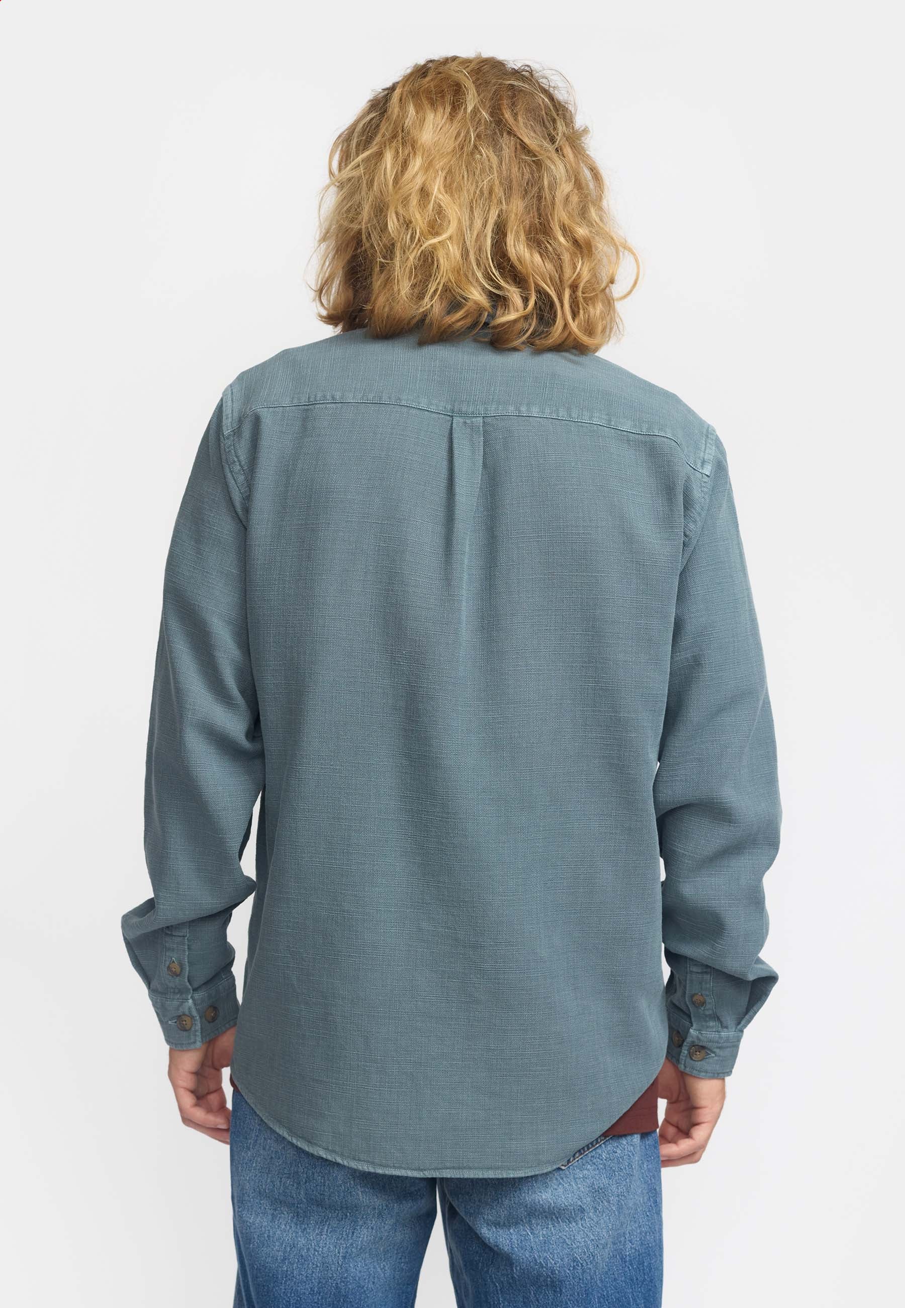 Revolution Casual Shirt Long-sleeve Shirts Dustblue