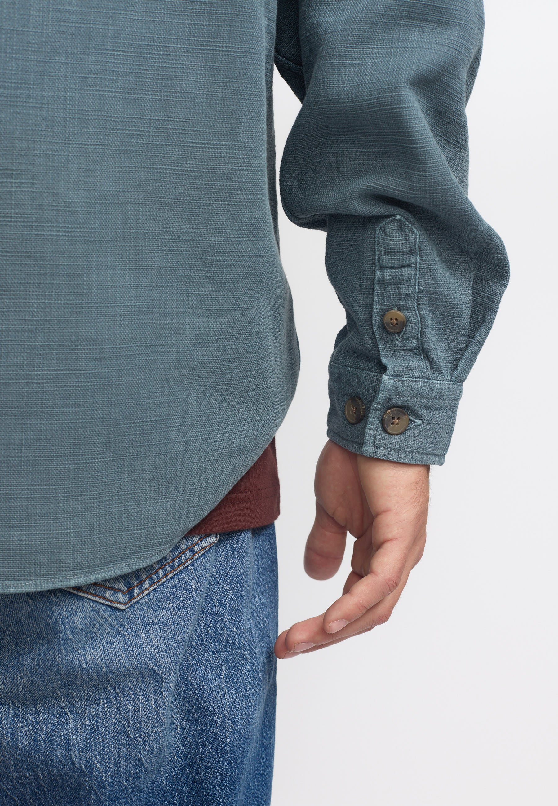 Revolution Casual Shirt Long-sleeve Shirts Dustblue