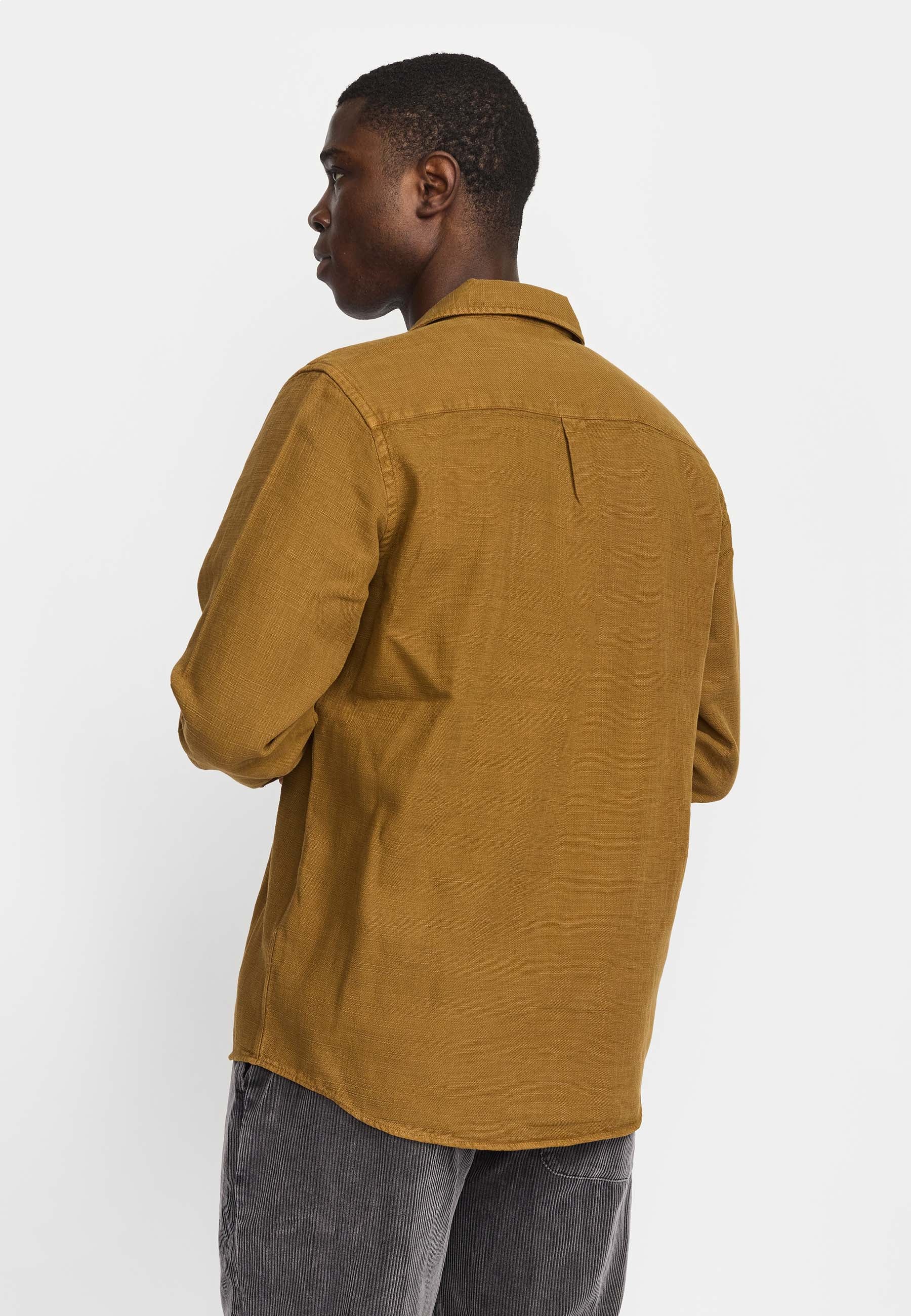 Revolution Casual Shirt Long-sleeve Shirts Dustbrown