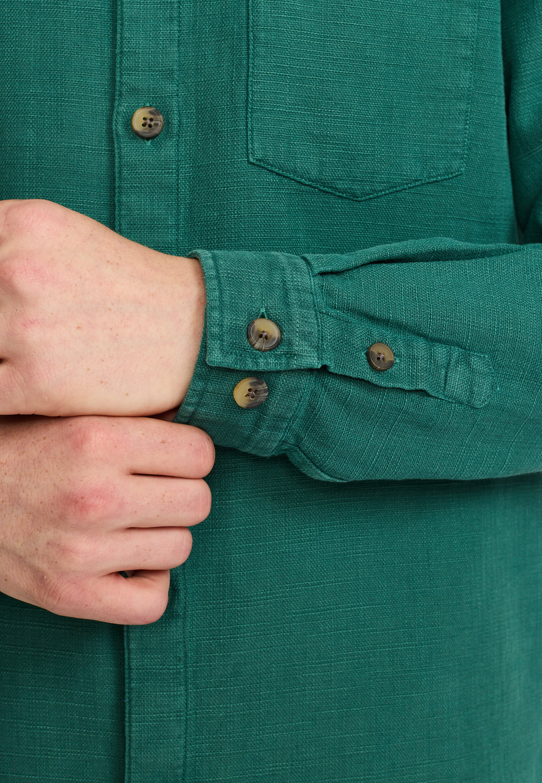 Revolution Casual Shirt Long-sleeve Shirts Green