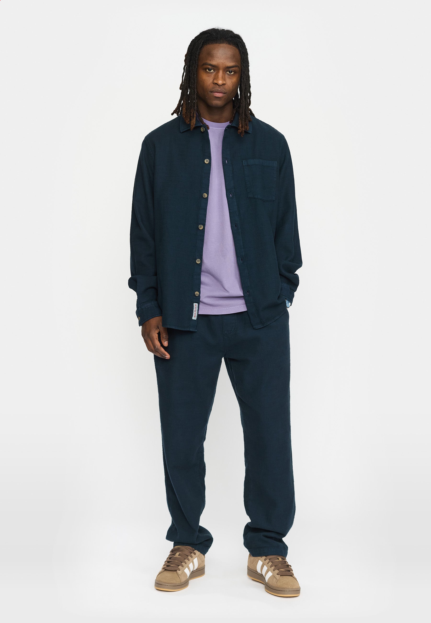 Revolution Casual Shirt Long-sleeve Shirts Navy