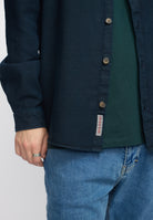 Revolution Casual Shirt Long-sleeve Shirts Navy