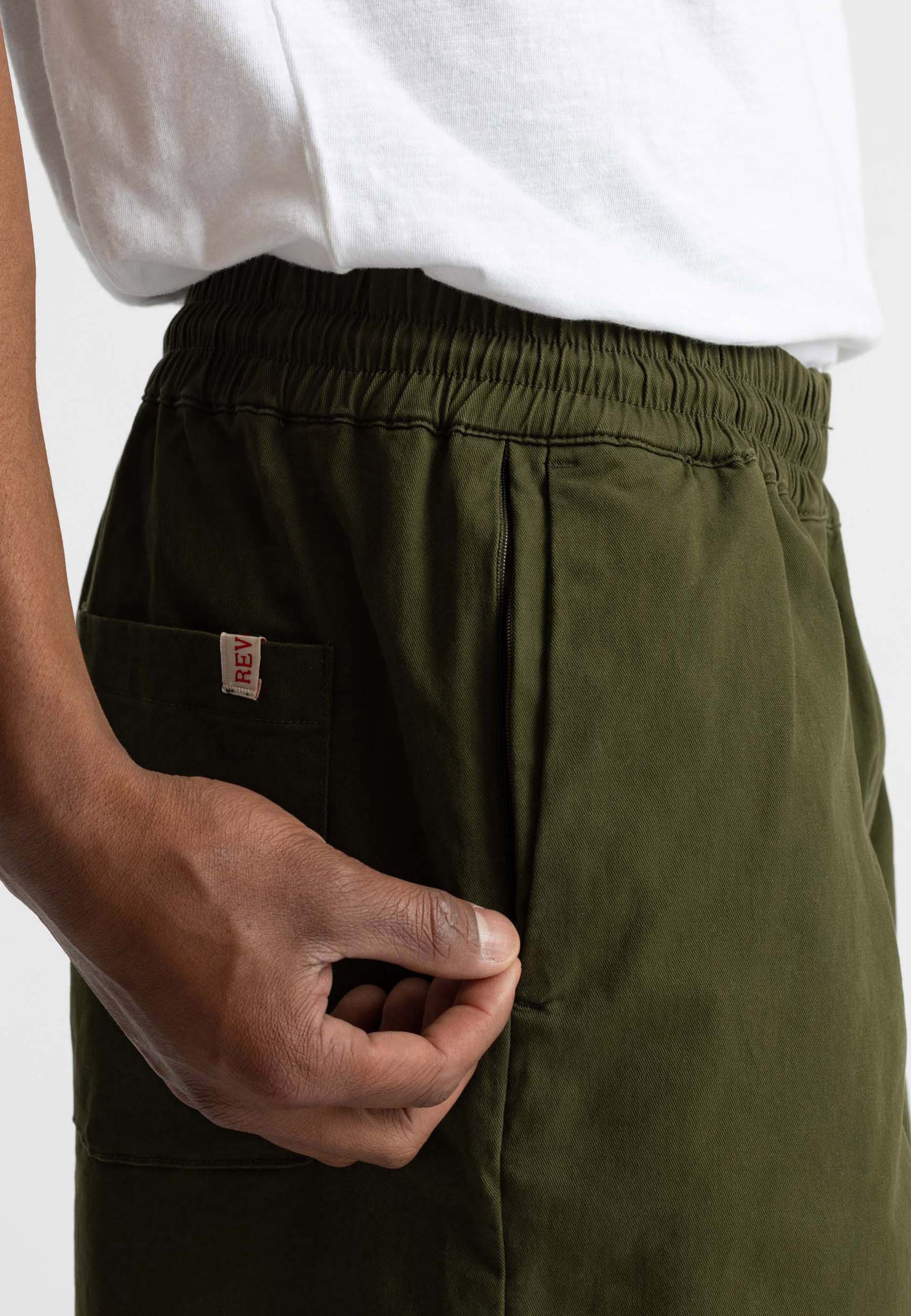 Revolution Casual Shorts Shorts Army