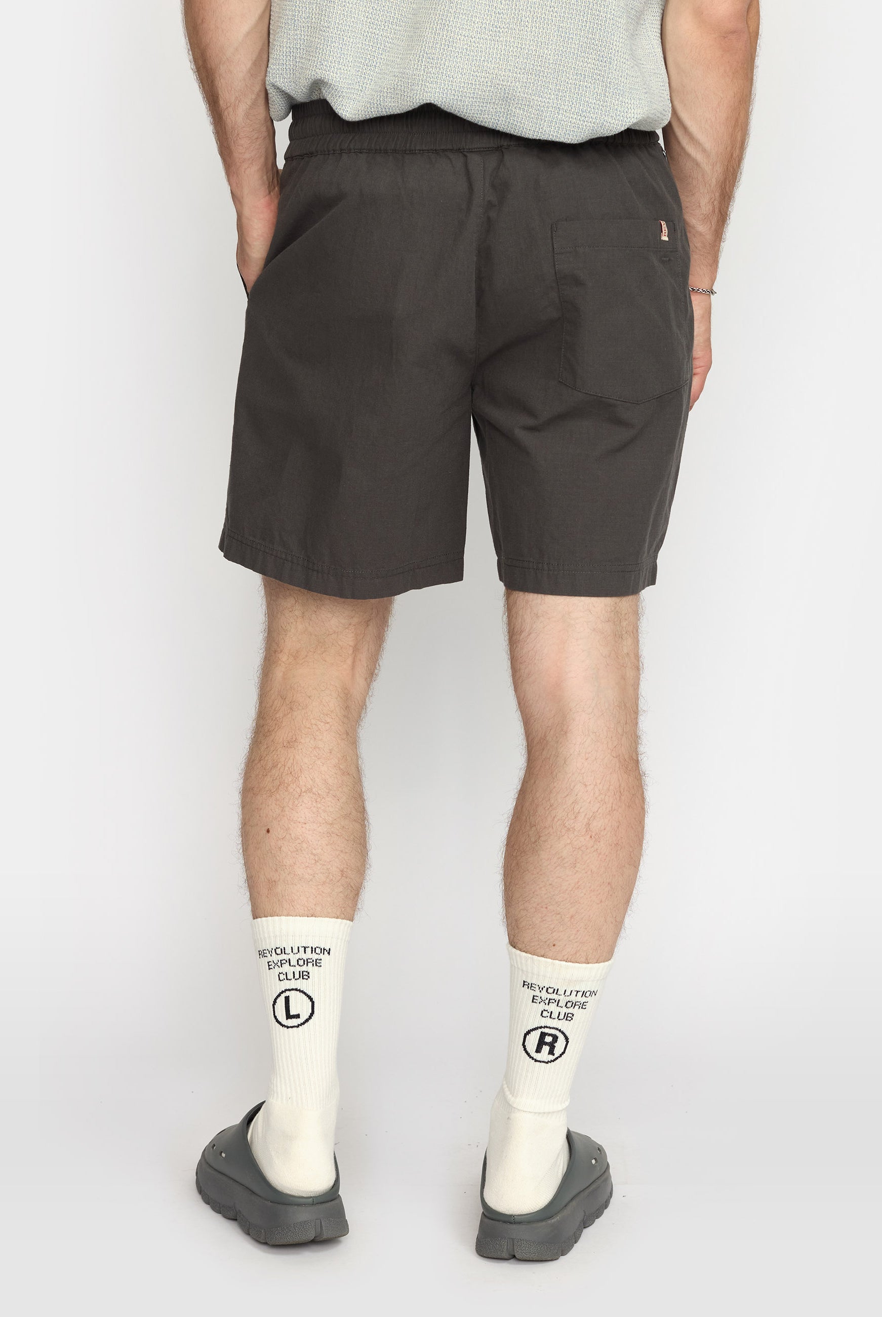 Revolution Casual Shorts Shorts Darkgrey
