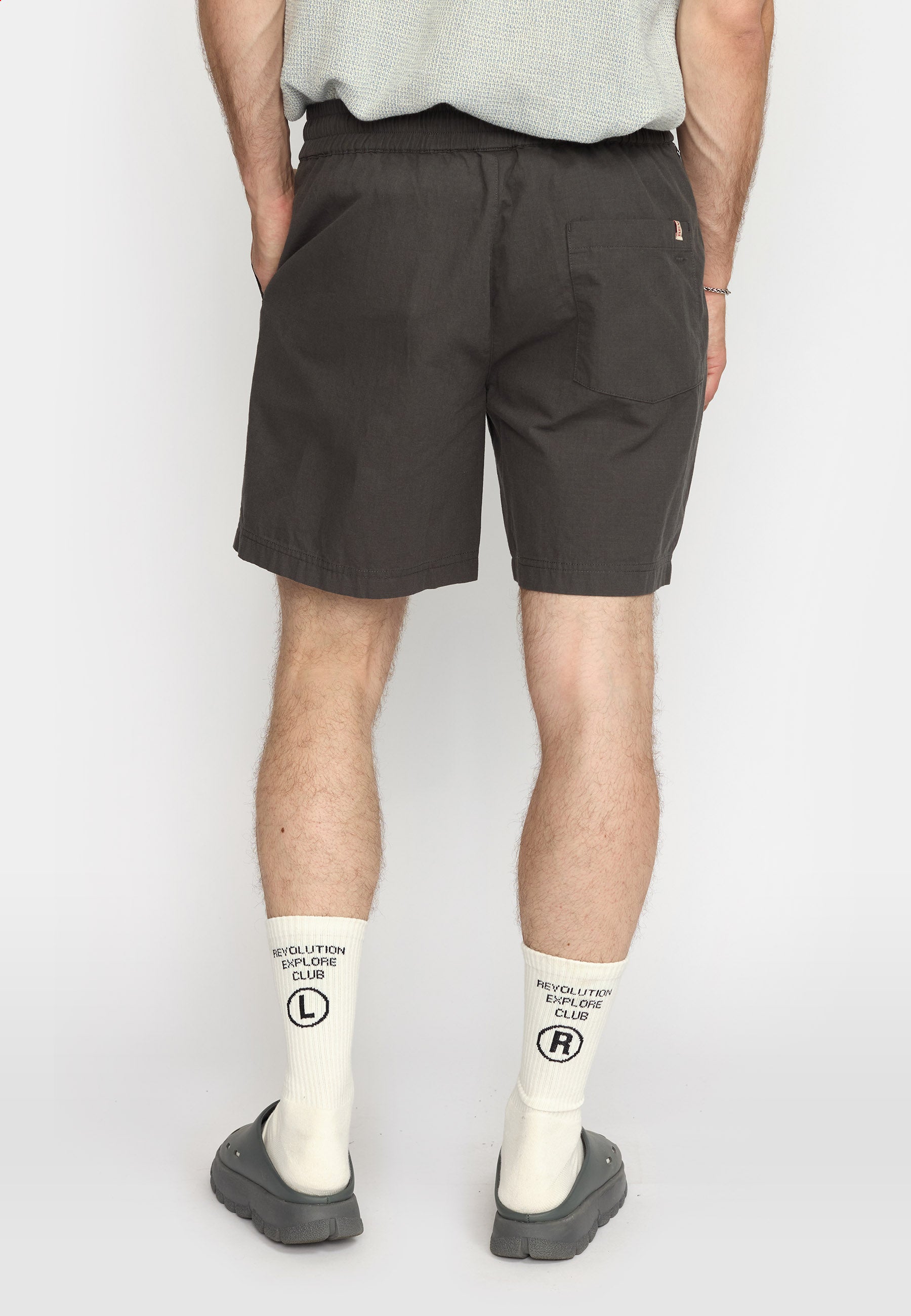 Revolution Casual Shorts Shorts Darkgrey