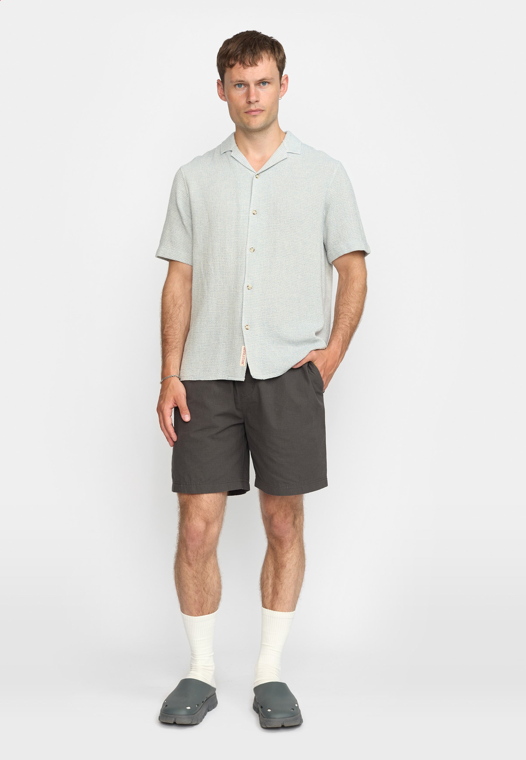 Revolution Casual Shorts Shorts Darkgrey
