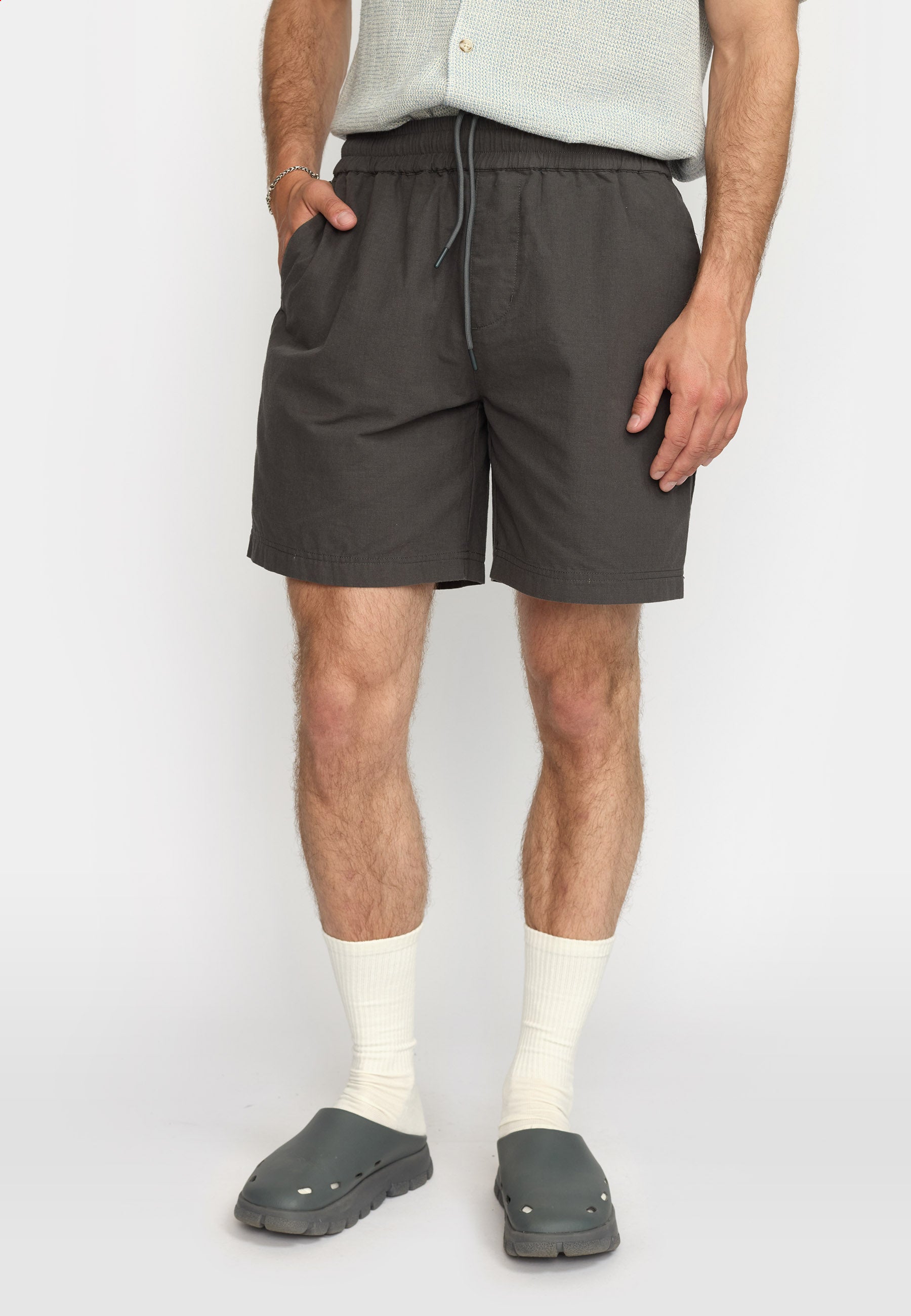 Revolution Casual Shorts Shorts Darkgrey