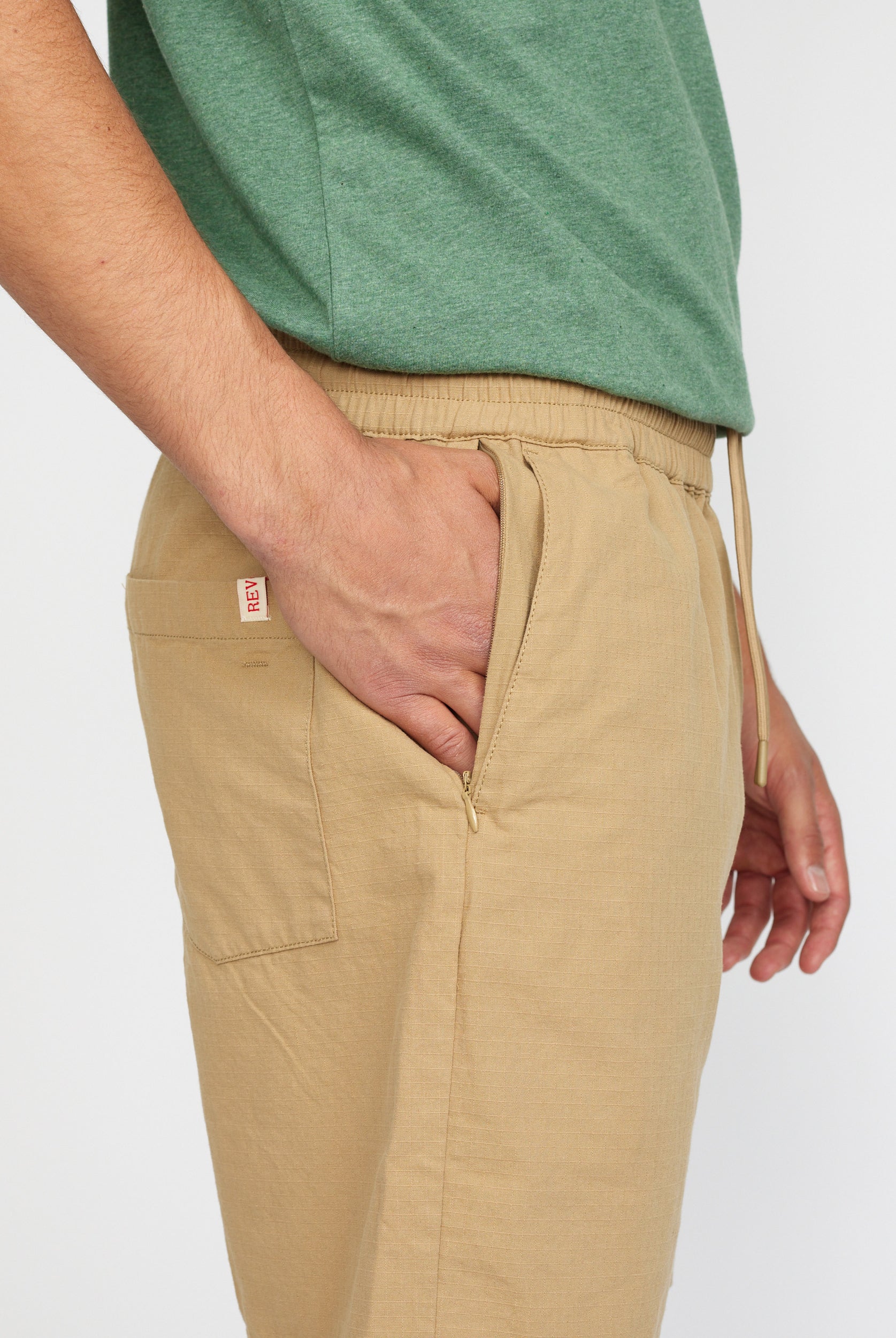 Revolution Casual Shorts Shorts Khaki