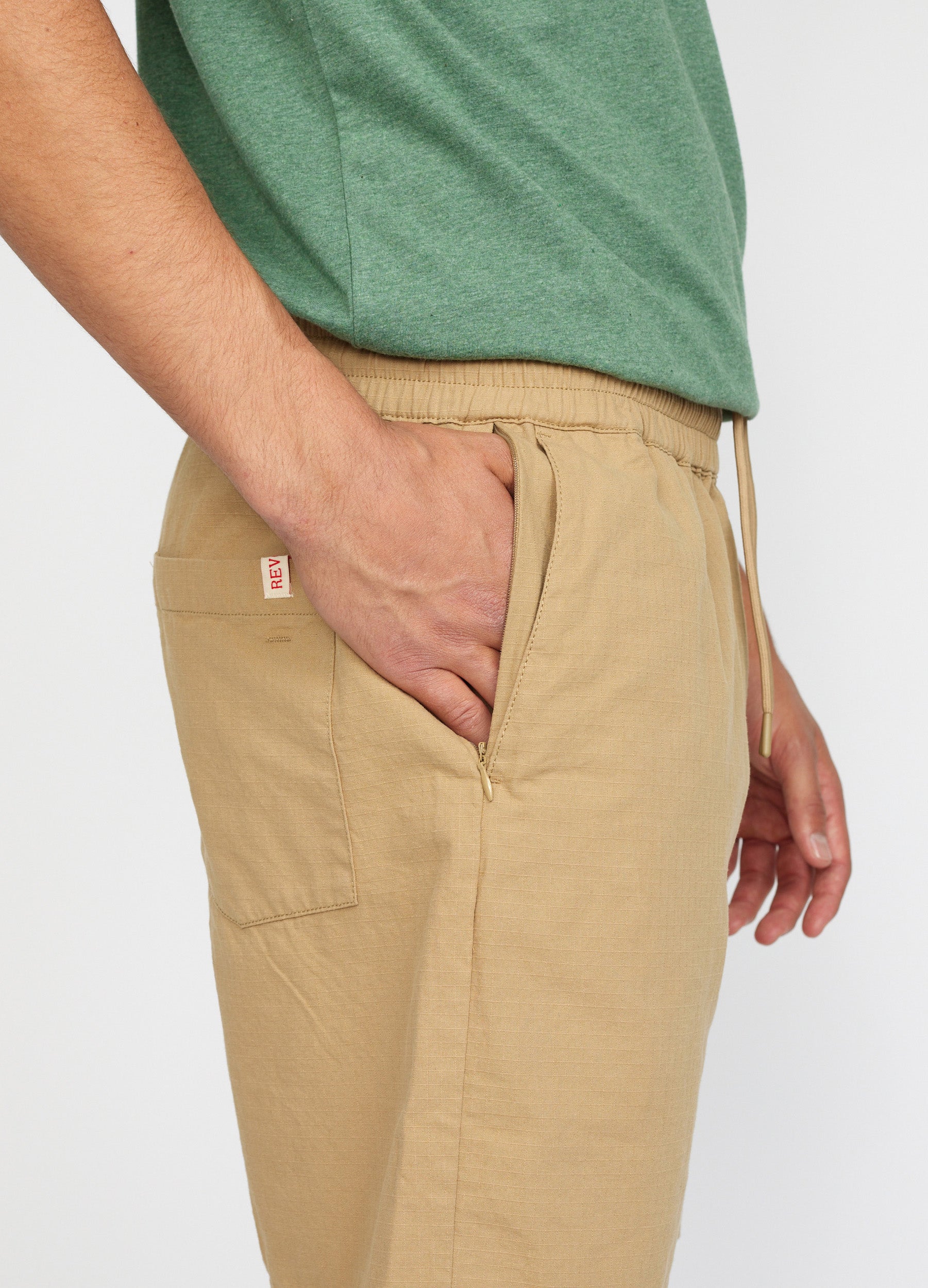 Revolution Casual Shorts Shorts Khaki