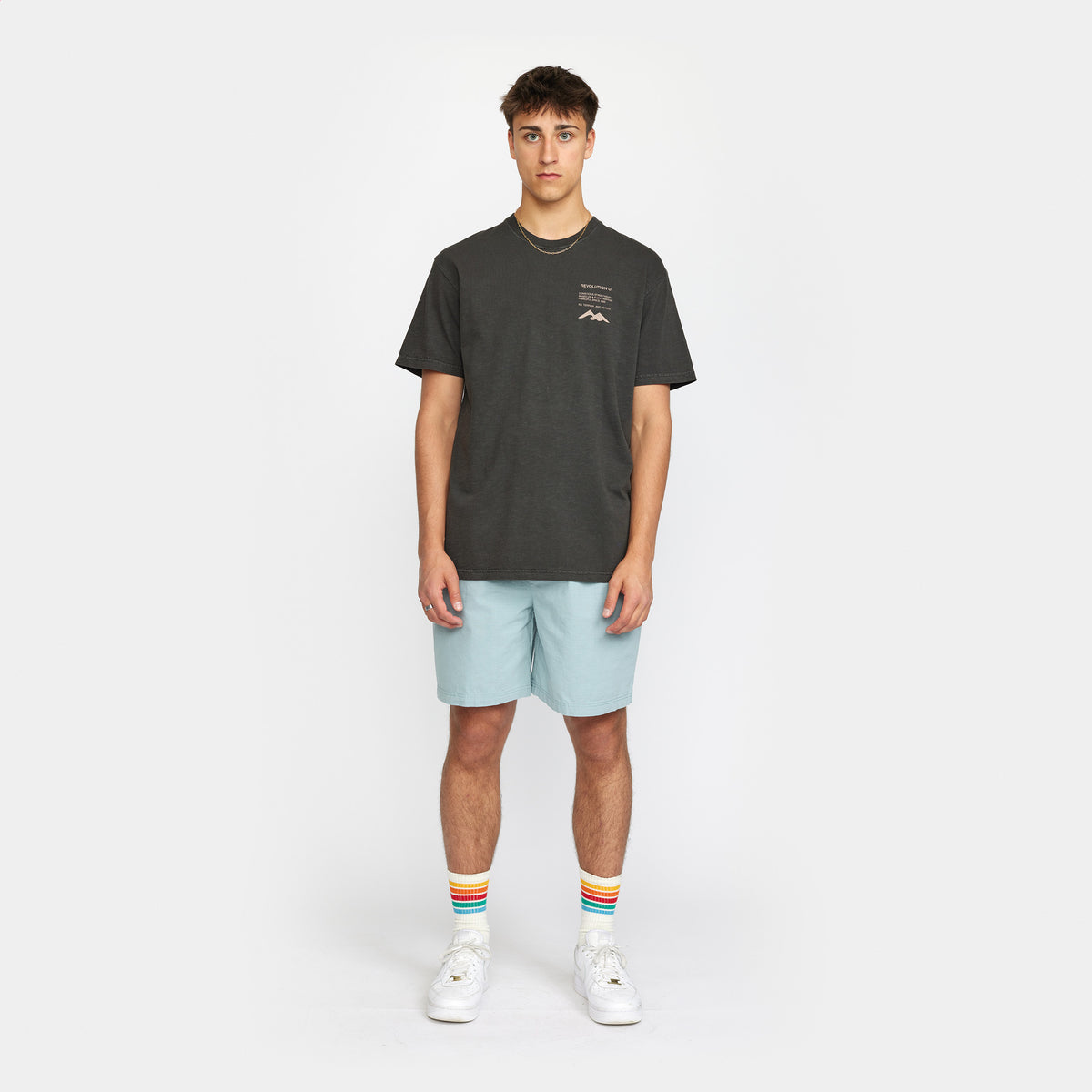 Revolution Casual Shorts Shorts Lightblue