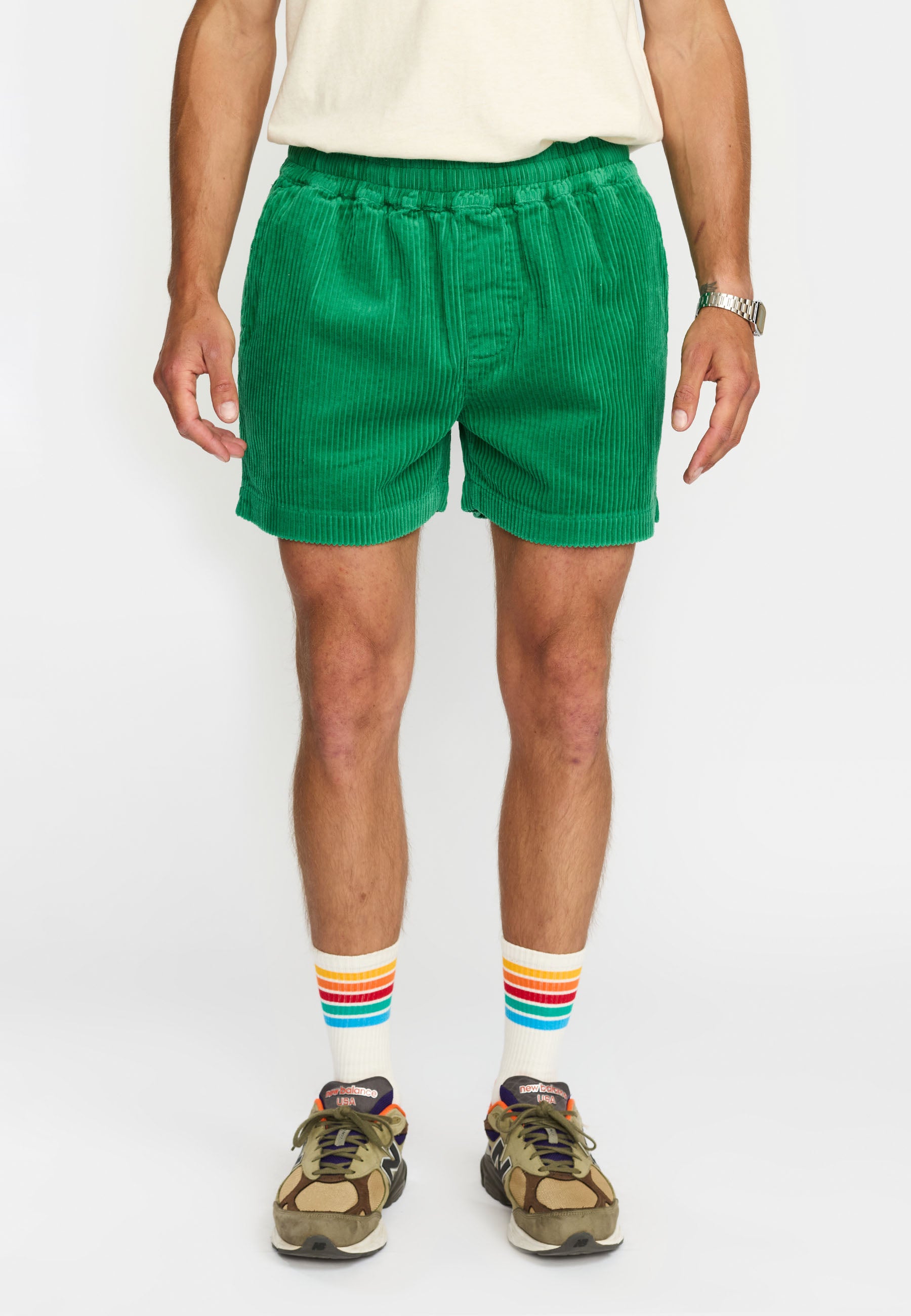 Revolution Casual Shorts Shorts Green